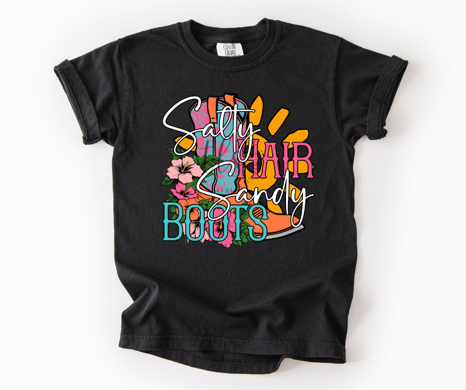 Salty Hair Sandy Boots T-Shirt Hoodie, Sweatshirt | PodTeesHub.com