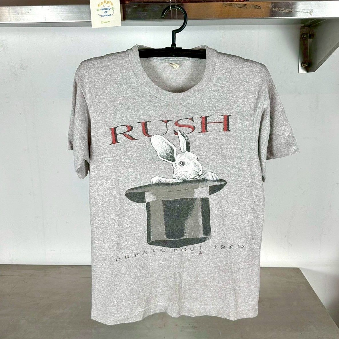 Vintage 1990 Rush Presto Tour Rock Band Concert T Shirt Hoodie, Sweatshirt | PodTeesHub.com