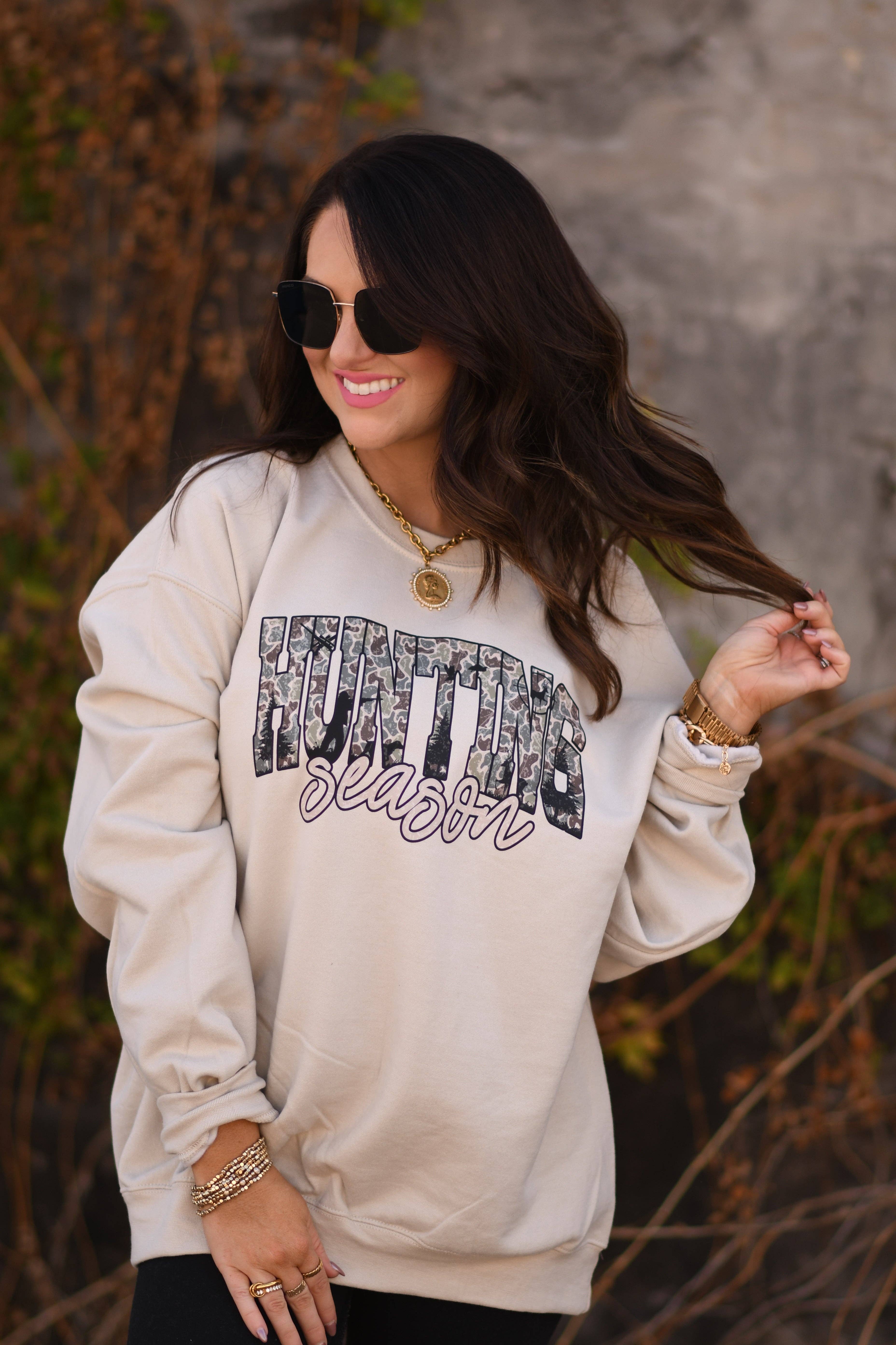Hunting Season Camo Tee / Sweatshirt Hoodie | PodTeesHub.com