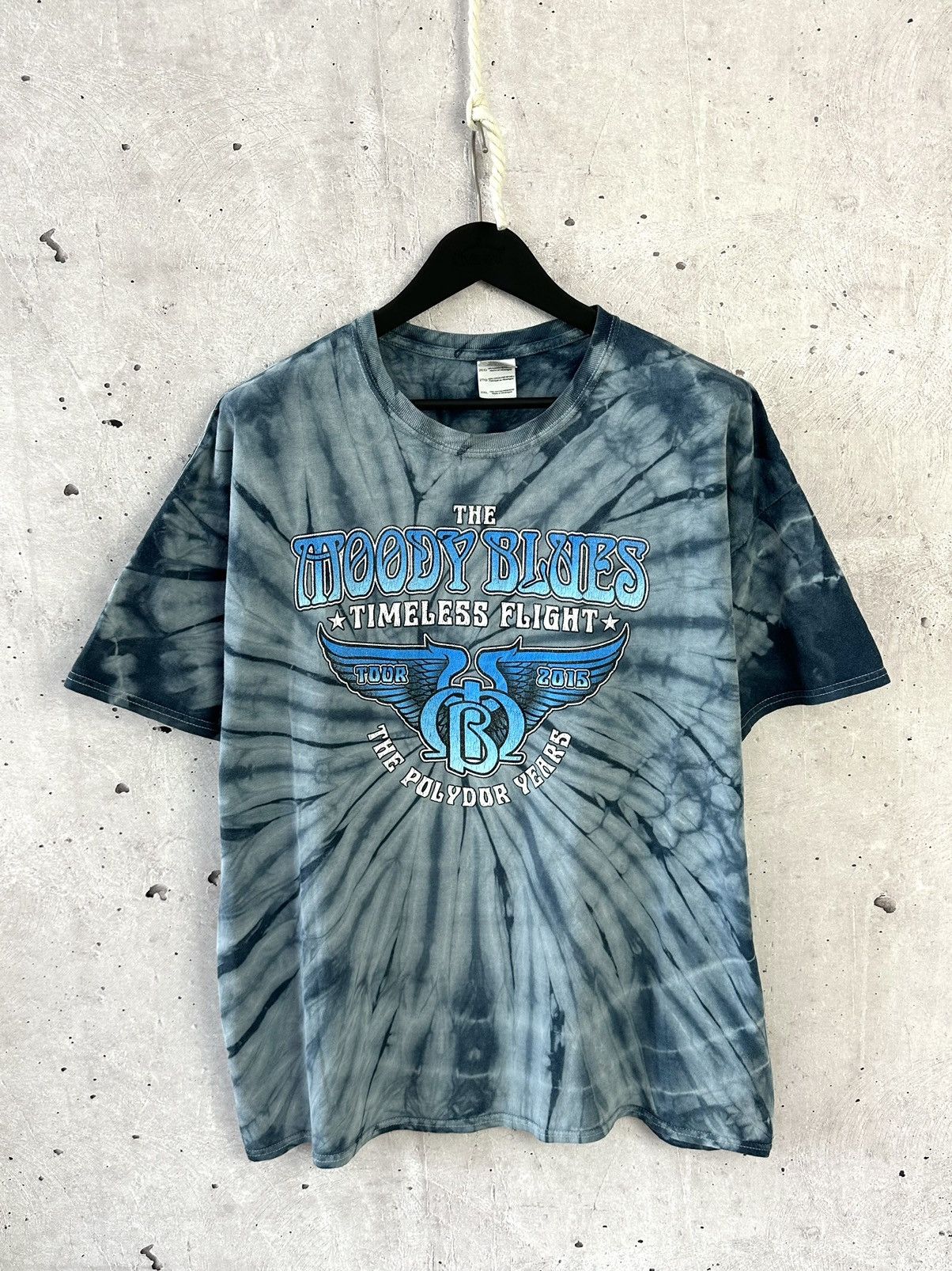 Band Tees Vintage Moody Blues Timeless Flight Tour Washed T Shirt Hoodie, Sweatshirt | PodTeesHub.com