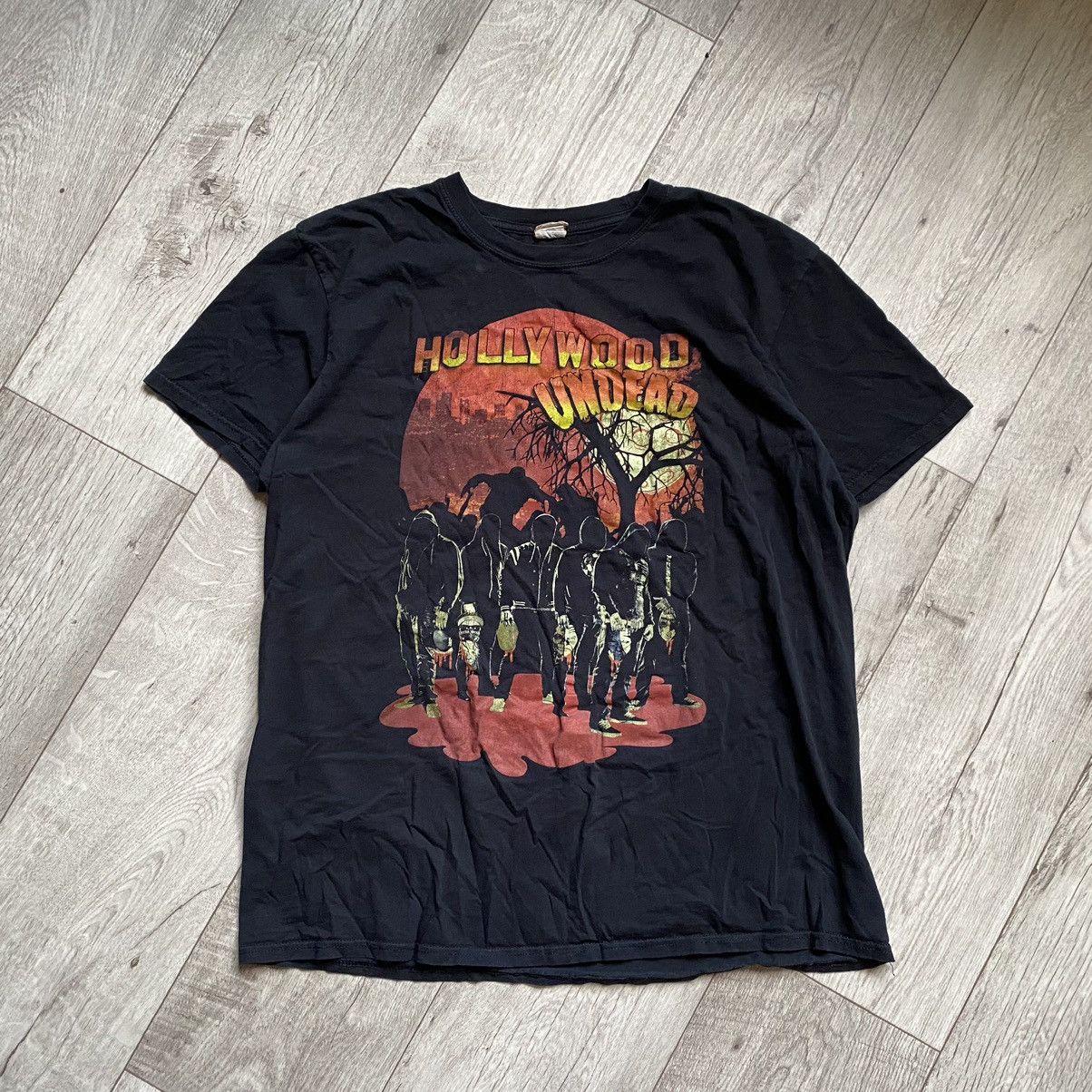 Band Tees Amazing Hollywood Undead Rock Band Horror T Shirt Hoodie, Sweatshirt | PodTeesHub.com