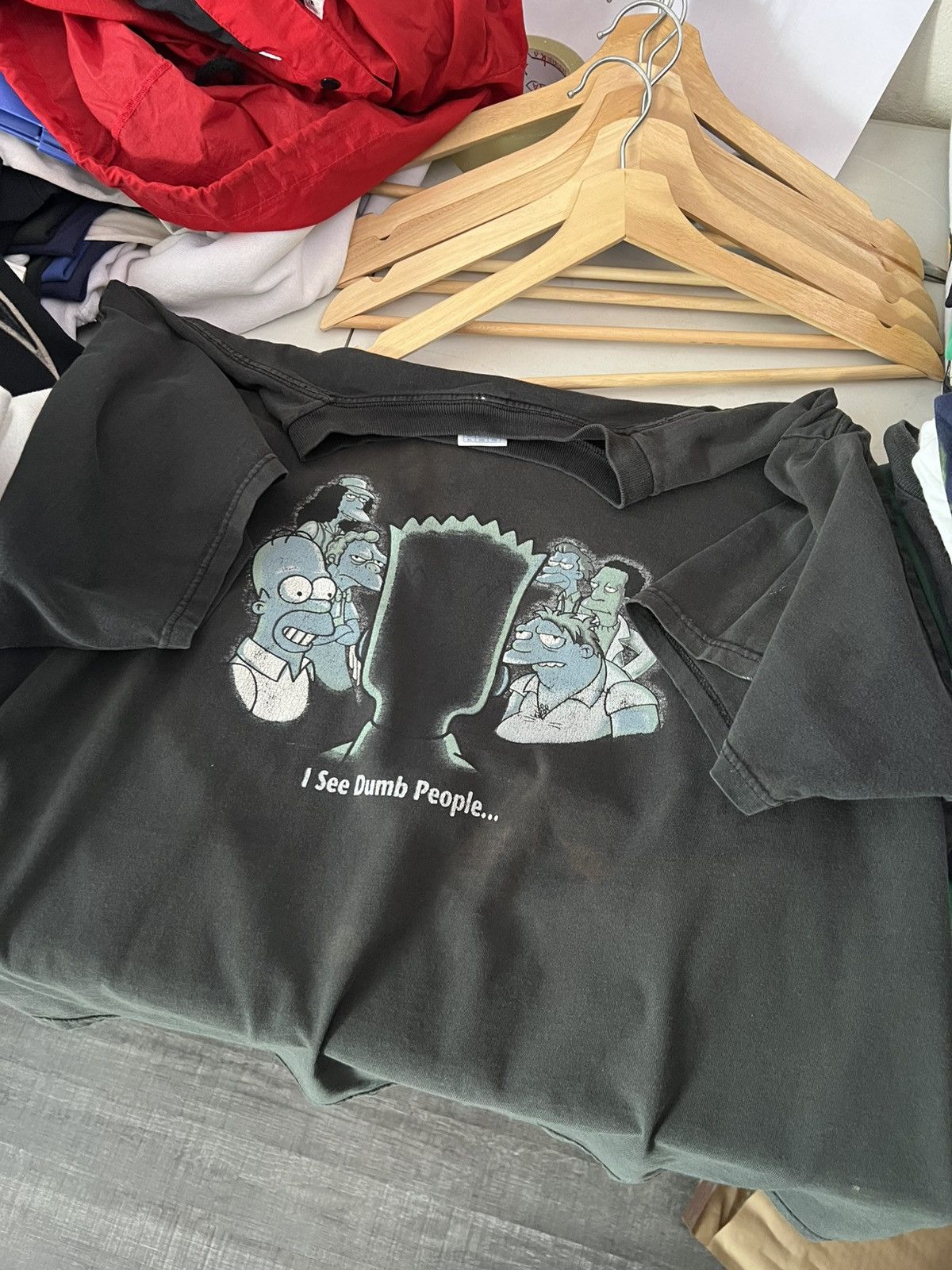 The Simpsons I See Dumb People Sixth Sense Bart Movie Parody Tee Hoodie, Sweatshirt | PodTeesHub.com