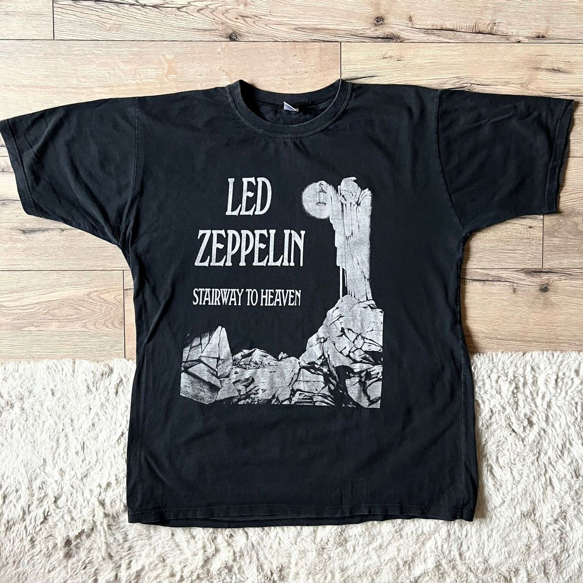 Vintage Led Zeppelin Stairway To Heaven T Shirt Vintage 90s Hoodie, Sweatshirt | PodTeesHub.com