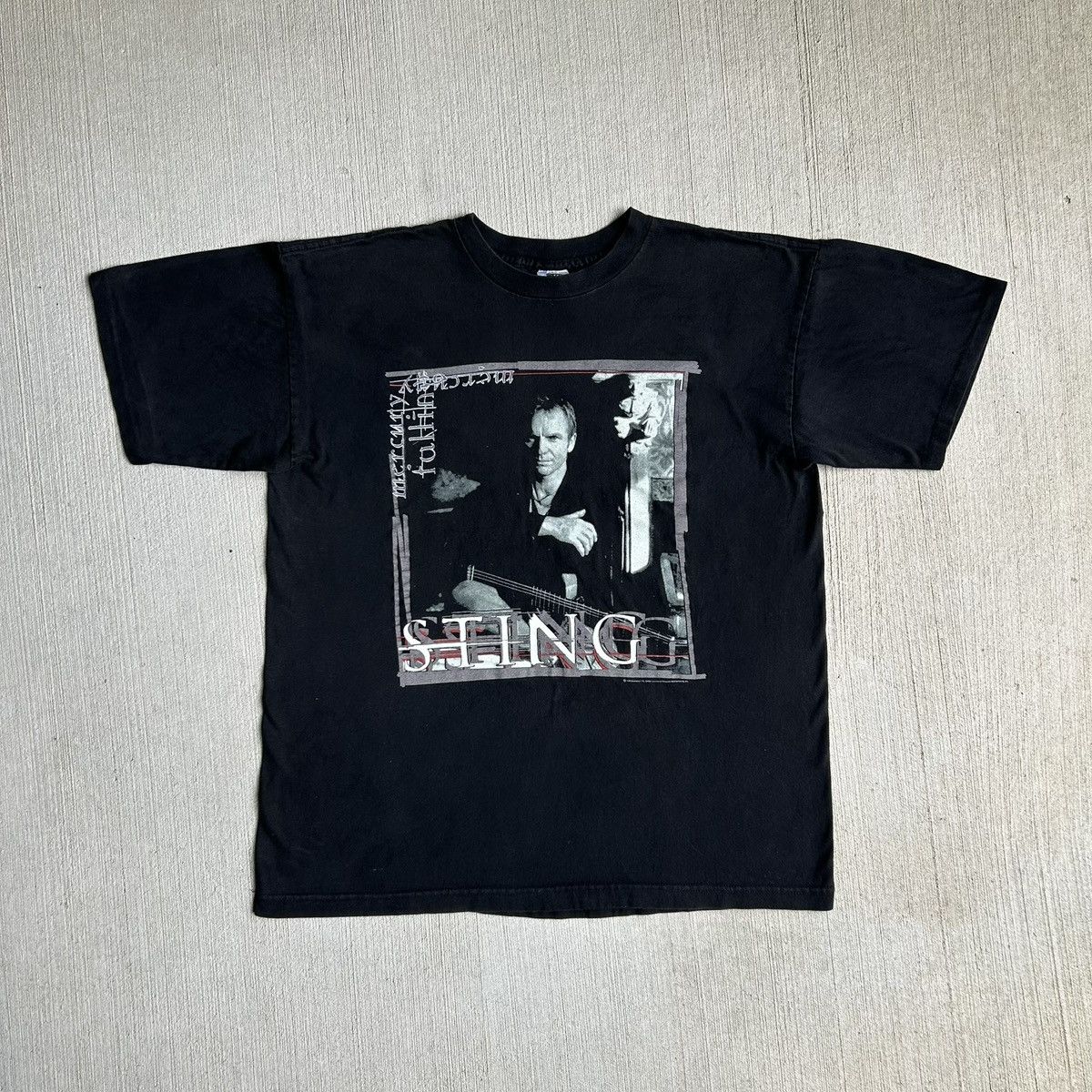 Vintage 1996 Sting Mercury Falling Tour Band Concert T Shirt Hoodie, Sweatshirt | PodTeesHub.com