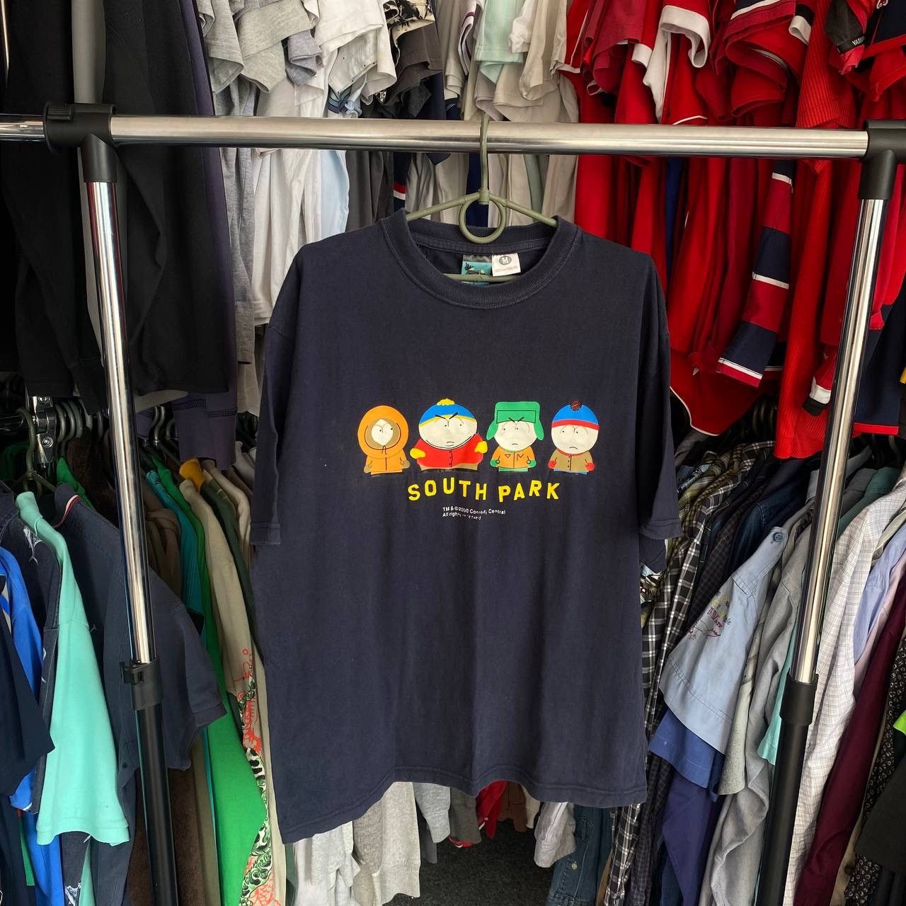 Vintage South Park 2000 Big Logo Cartoon Camedy Tee Hoodie, Sweatshirt | PodTeesHub.com