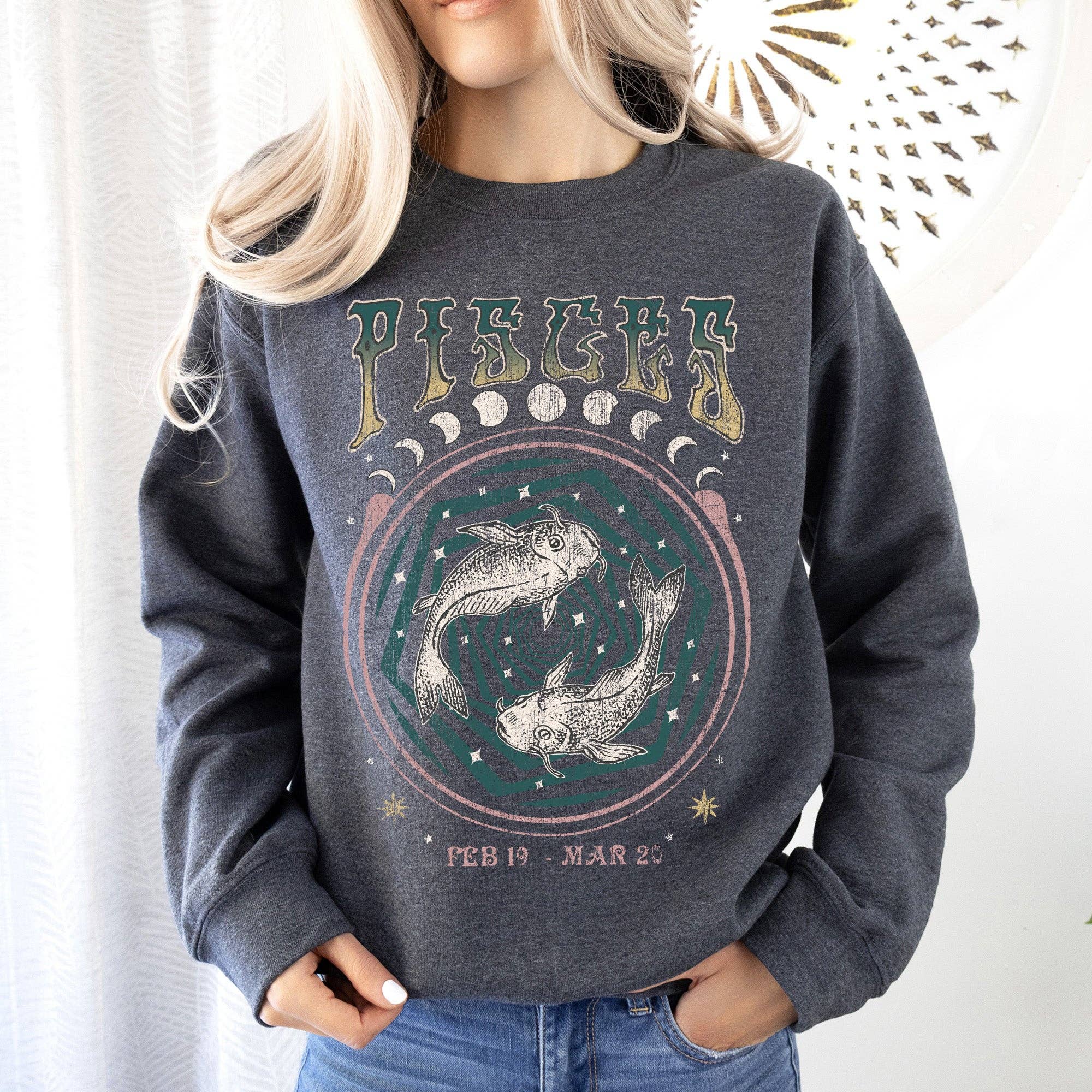 Pisces Zodiac, Astrology, Horoscope Sweatshirt T-Shirts, Hoodie | PodTeesHub.com
