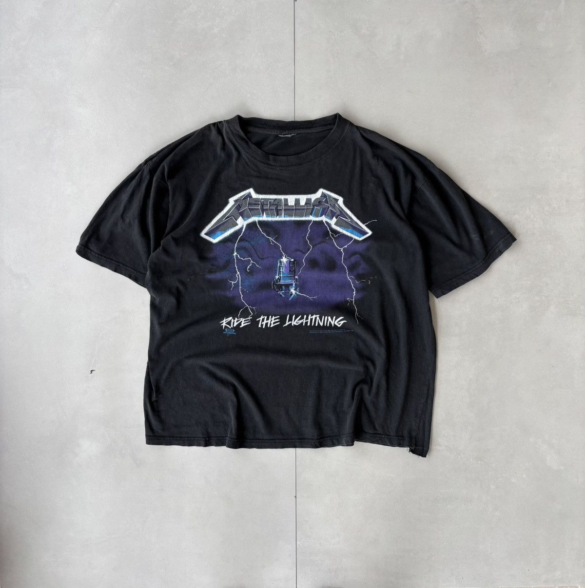 1994 Vintage Metallica Ride The Lightning T Shirt Hoodie, Sweatshirt | PodTeesHub.com