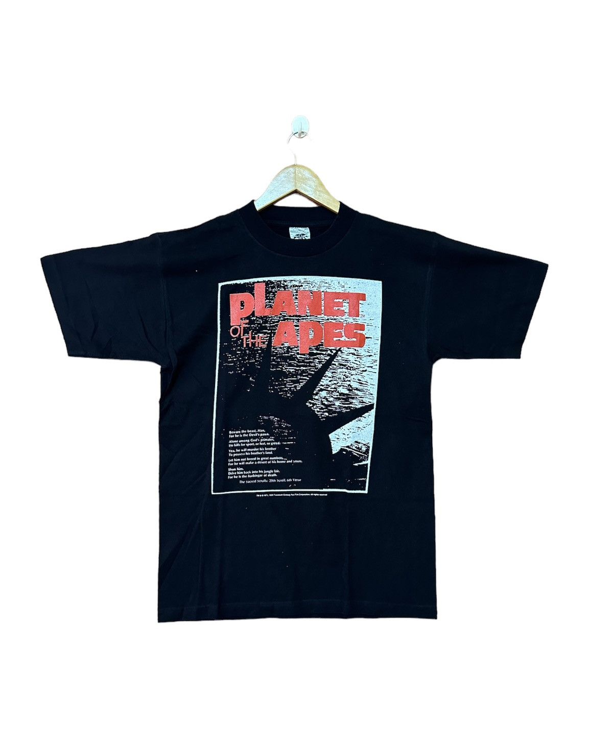 Vintage 1996 Planet Of The Apes Movie Film Promo T Shirts Hoodie, Sweatshirt | PodTeesHub.com