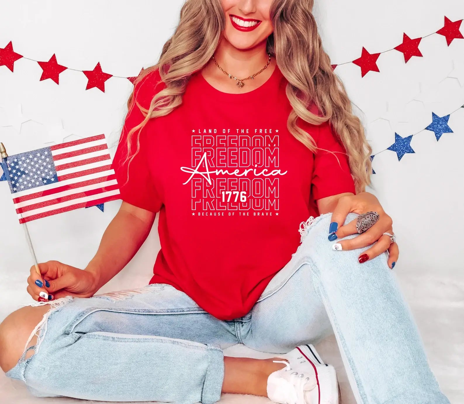 Freedom America 1776 T-Shirt Hoodie, Sweatshirt | PodTeesHub.com