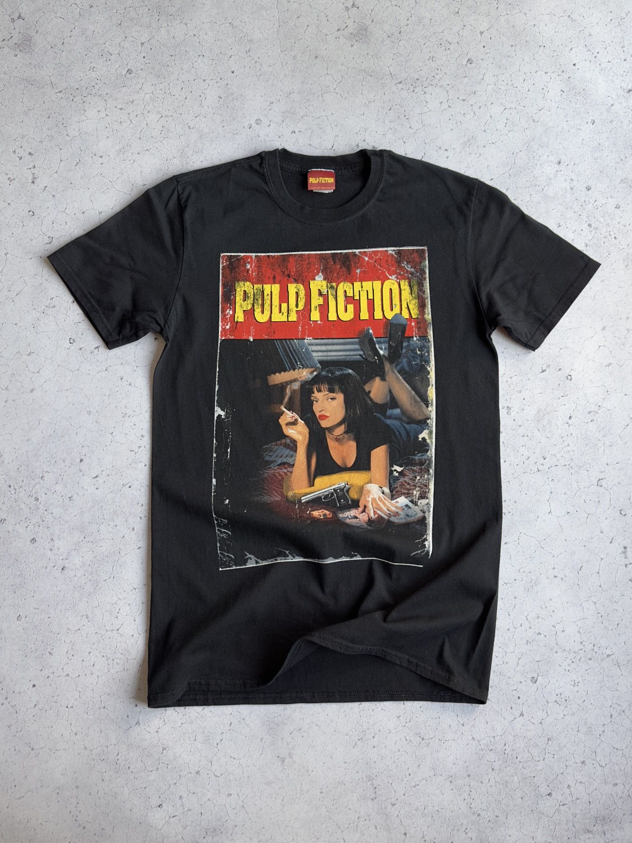 Vintage Pulp Fiction Mia Wallace Tarantino Movie Graphic Tee Hoodie, Sweatshirt | PodTeesHub.com