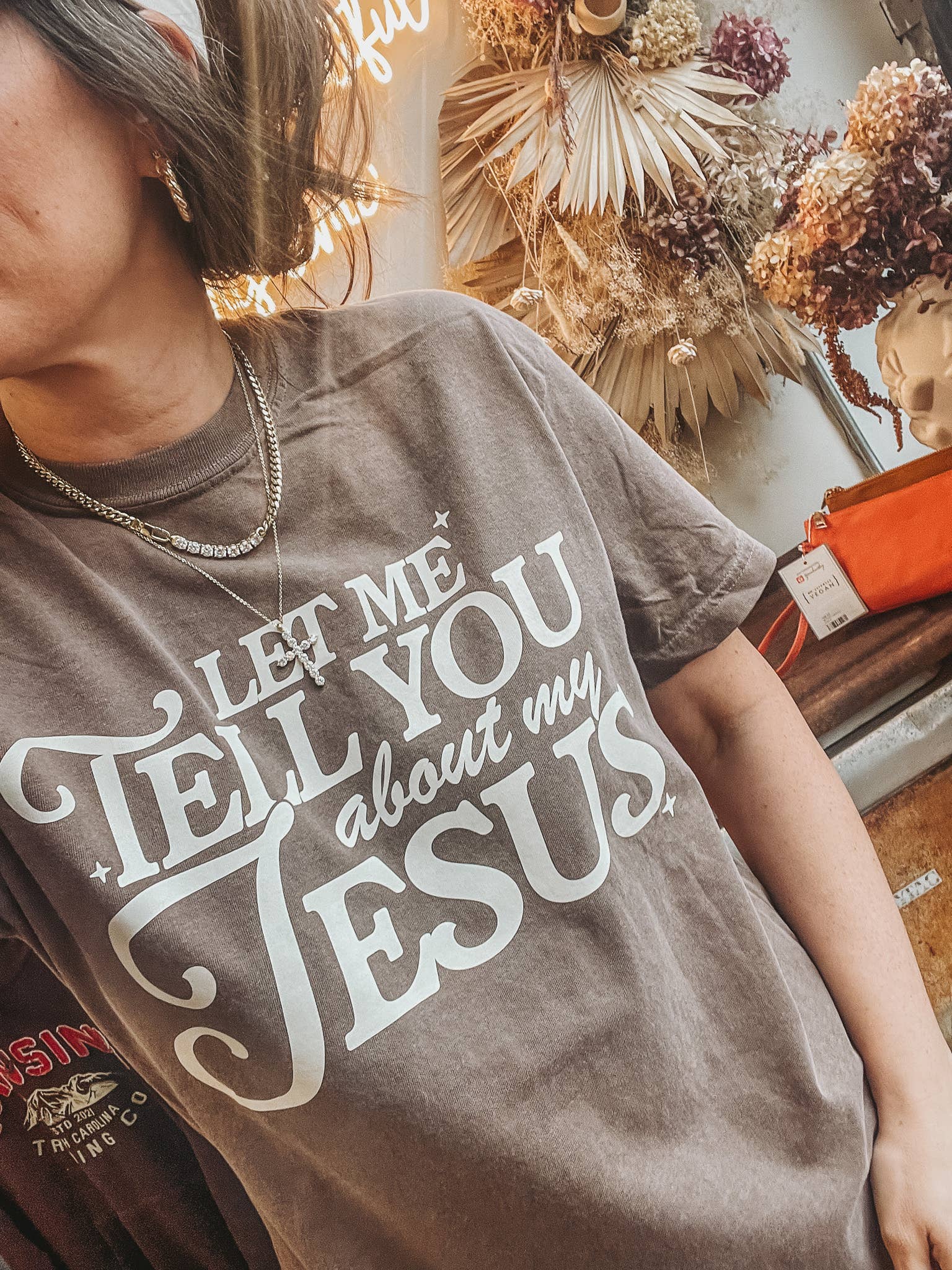 Let Me Tell You Bout My Jesus Religious Comfort Colors Tee Hoodie, Sweatshirt | PodTeesHub.com