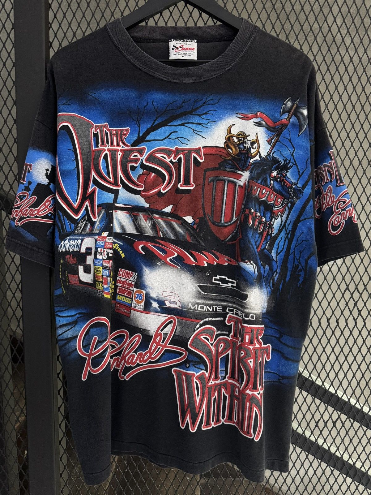 Vintage 1998 Dale Earnhardt The Quest Aop T-Shirts, Hoodie, Sweatshirt | PodTeesHub.com