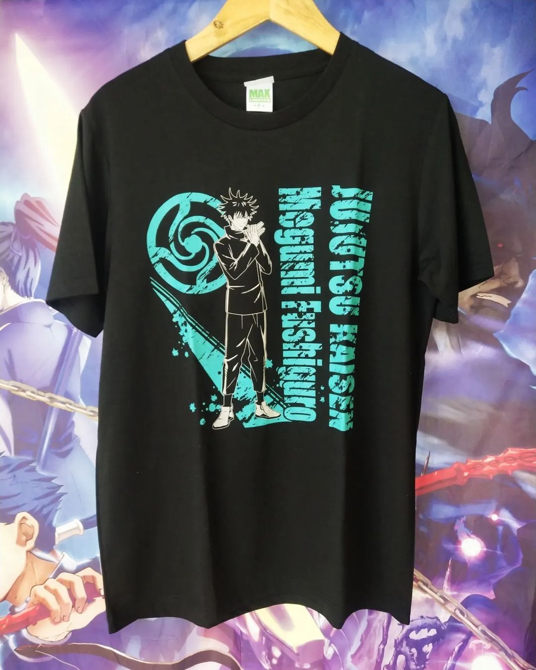 Japanese Brand Jujutsu Kaisen Megumi Fushiguro Big Print Anime Tees Hoodie, Sweatshirt | PodTeesHub.com