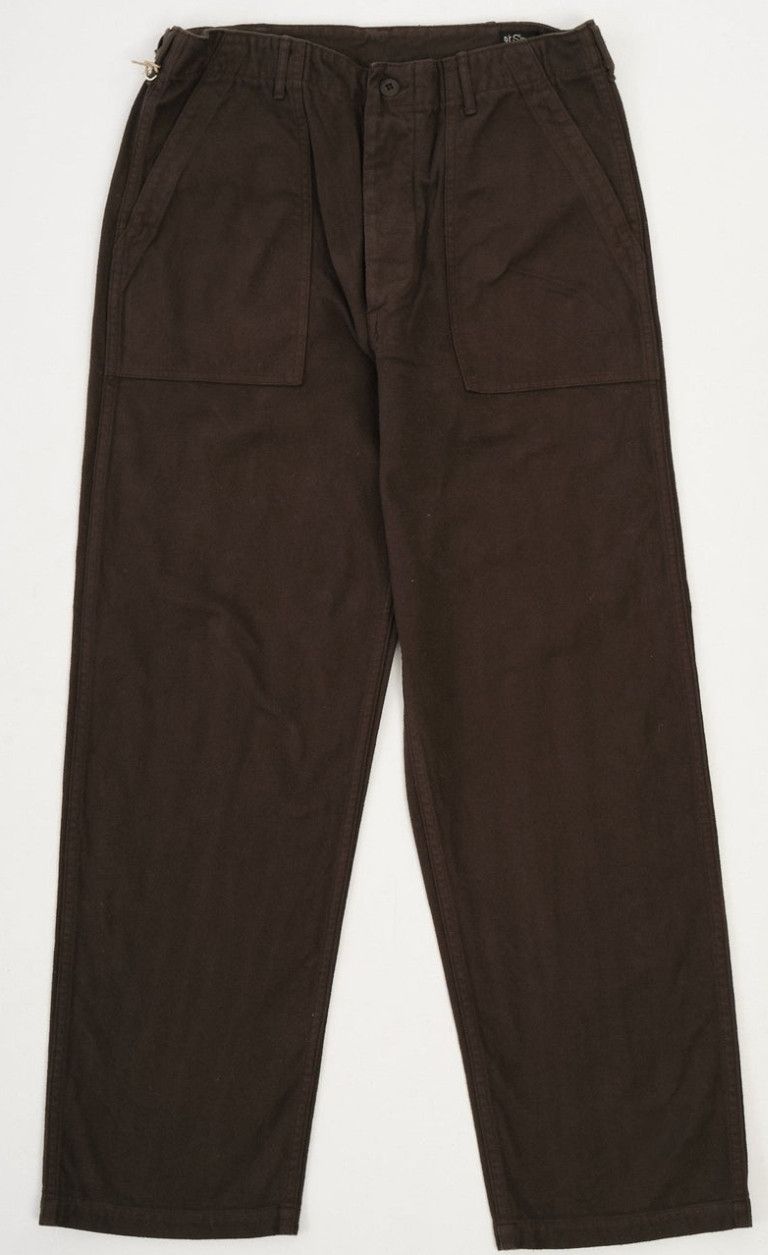 Orslow Brushed Flannel Organic Cotton Coffee Brown Fatigues T-Shirts, Hoodie, Sweatshirt | PodTeesHub.com