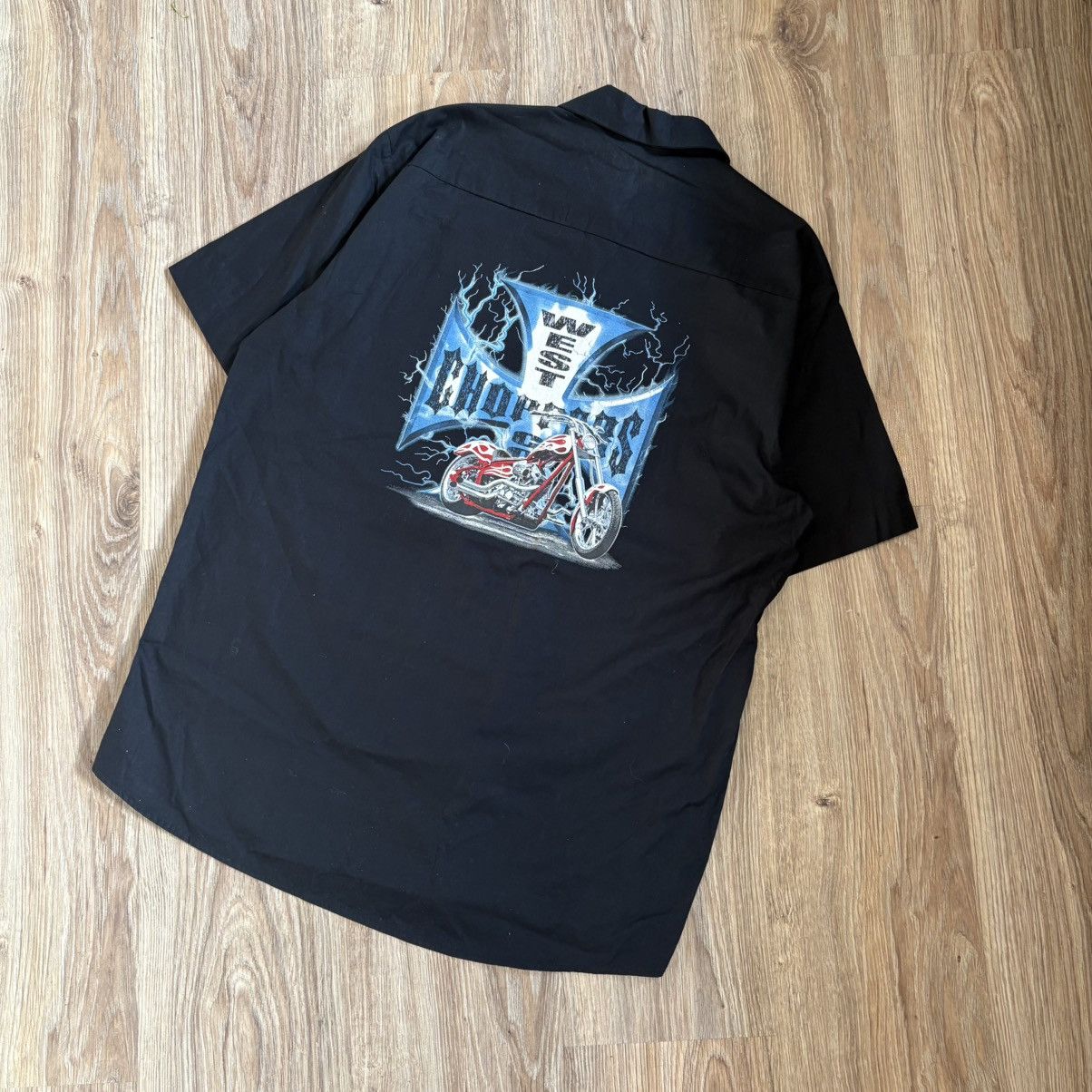 West Coast Choppers Vintage West Coast Choppers Big Logo Y2k Biker Shirt Hoodie, Sweatshirt | PodTeesHub.com