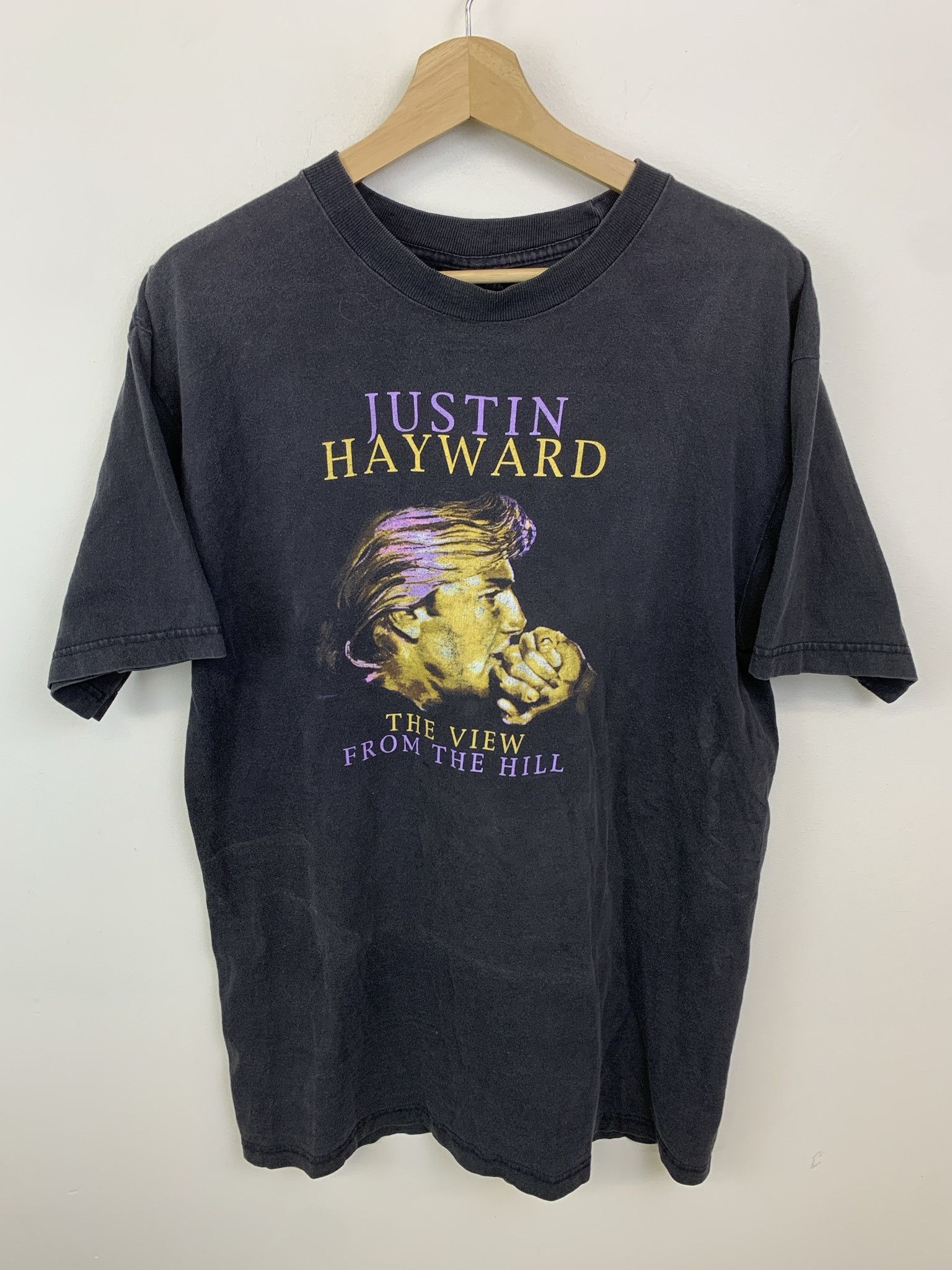 Other Vintage Justin Hayward View Hill Band Tour Size L T-Shirts, Hoodie, Sweatshirt