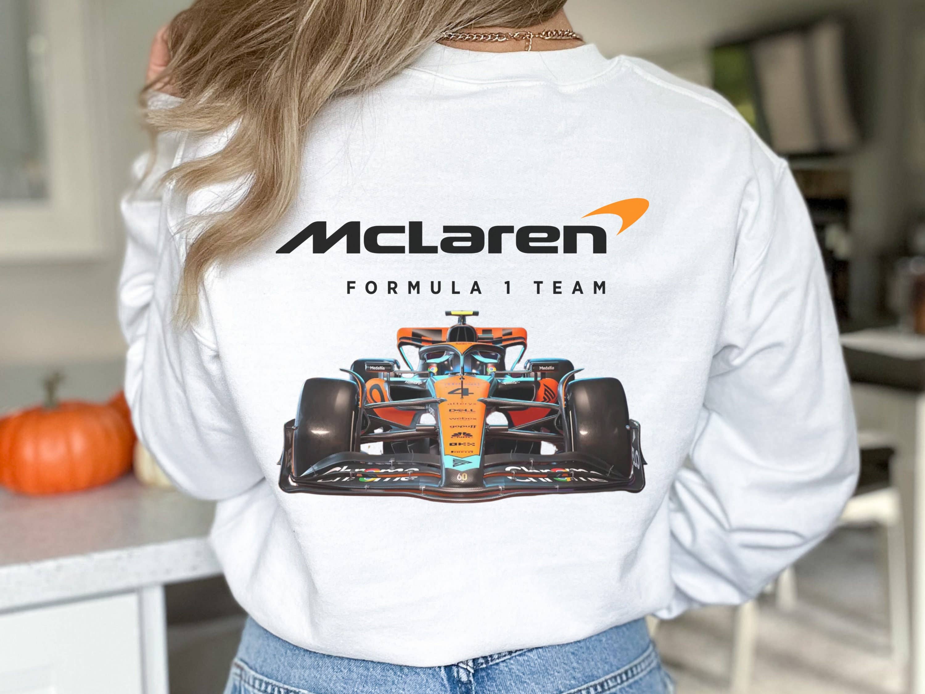 Formula 1 Mclaren Sweatshirt - Lando Norris, F1 Merch T-Shirts, Hoodie | PodTeesHub.com
