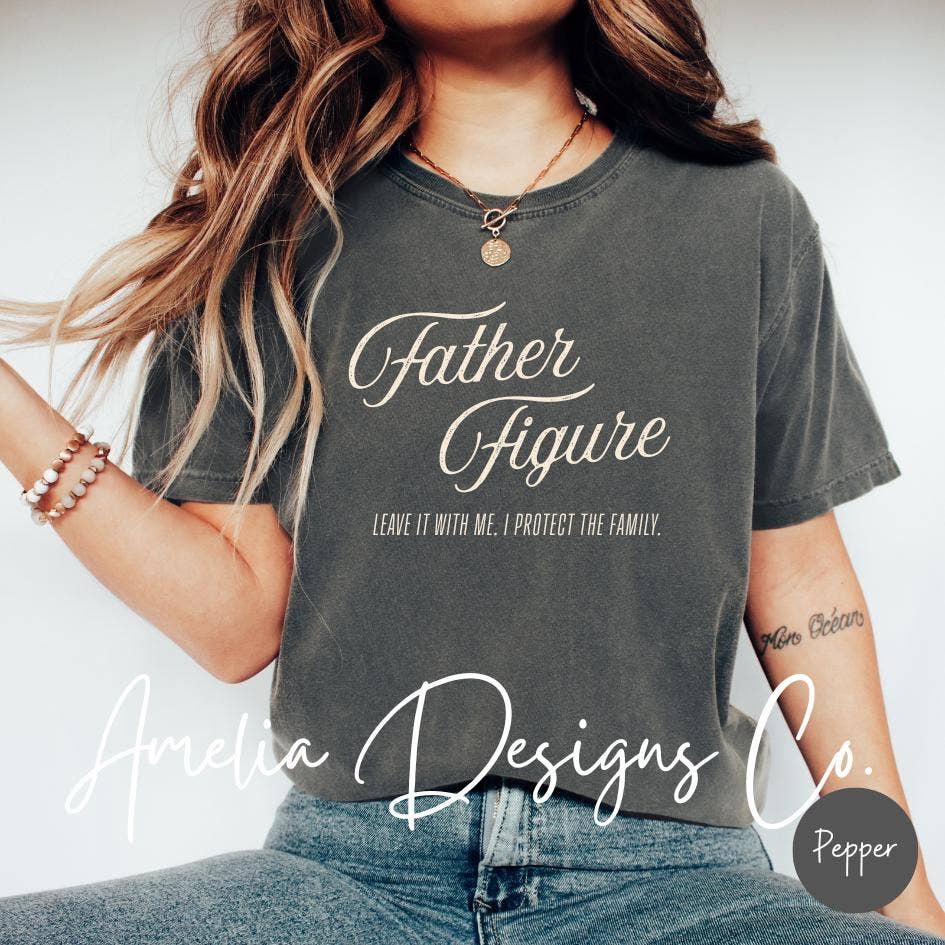 Father Figure T-Shirt Music Fan Christmas Gift Hoodie, Sweatshirt | PodTeesHub.com
