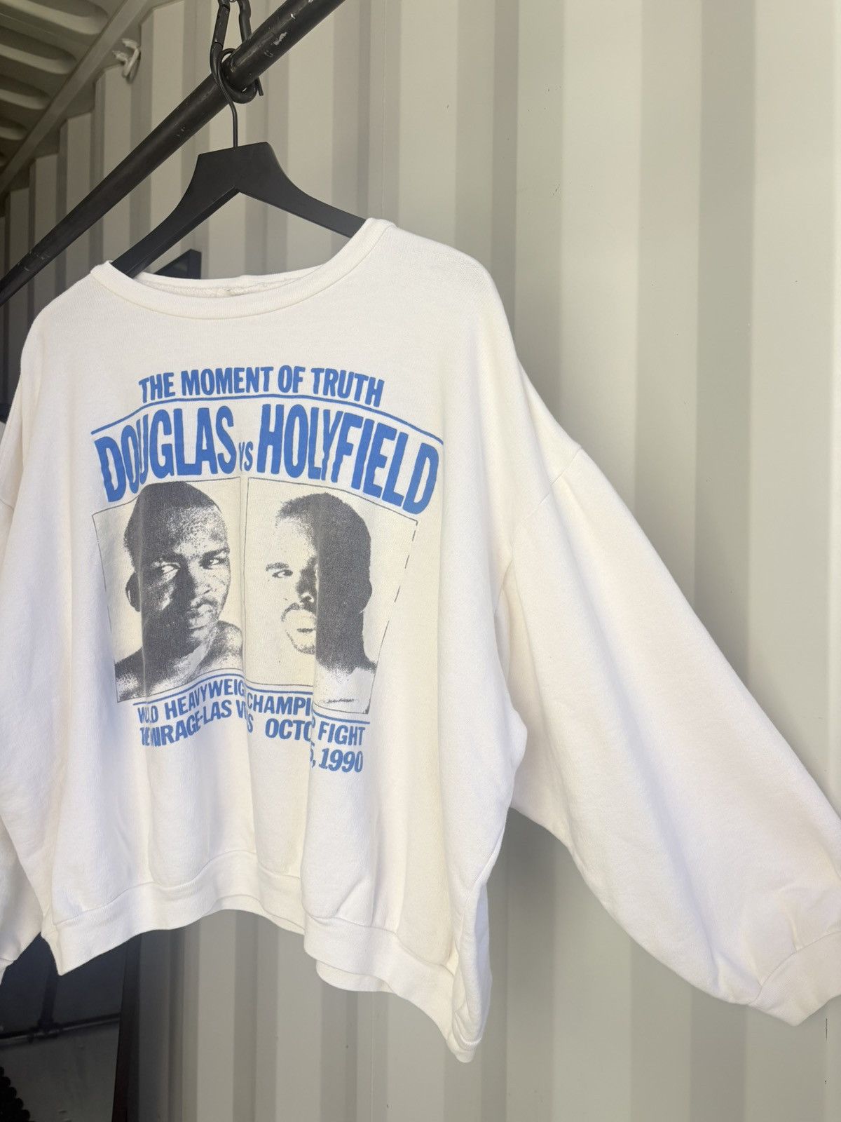 Vintage Thrashed Holyfield Distressed Faded Sweatshirt Grunge Boxy T-Shirts, Hoodie | PodTeesHub.com
