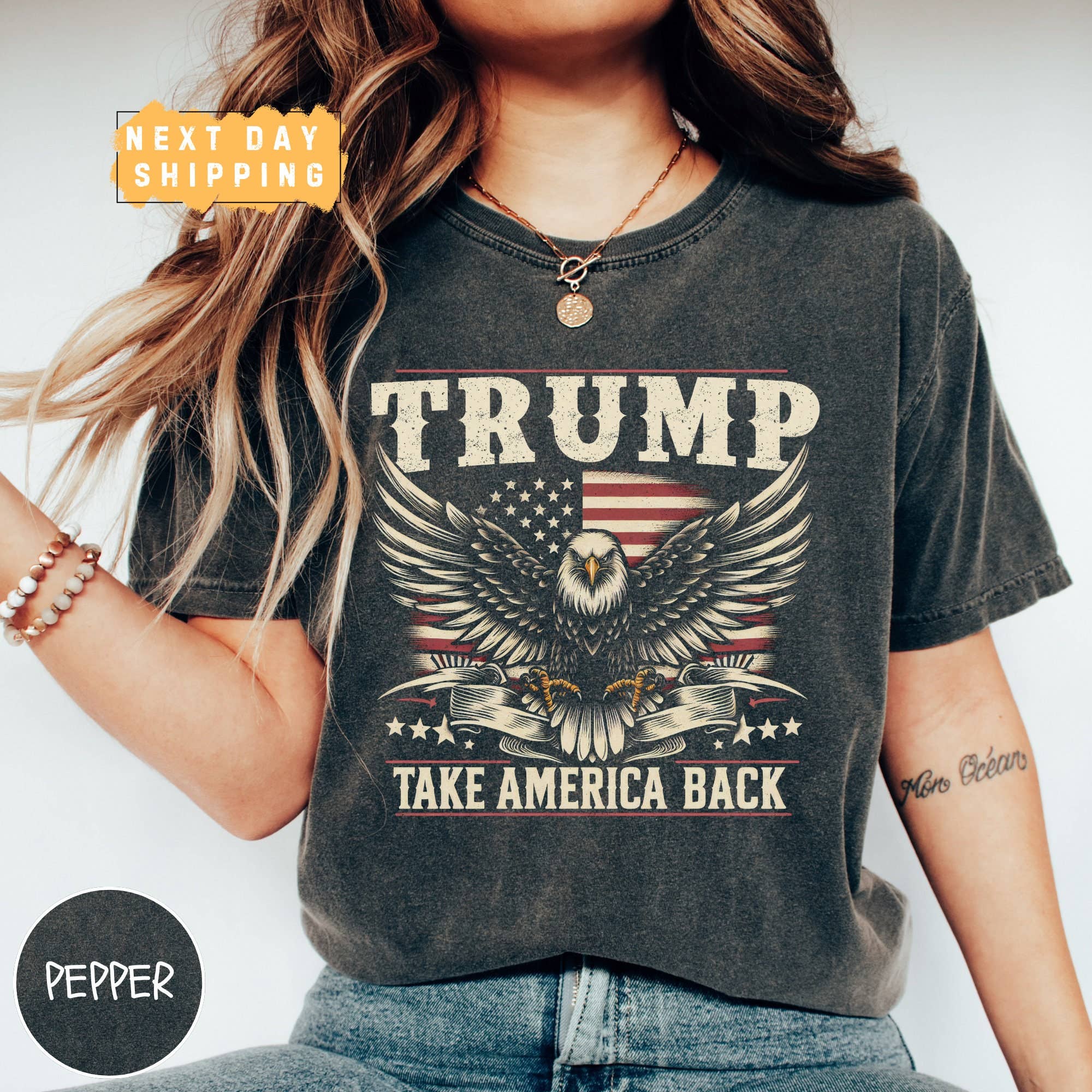 Retro Trump 2024 Election Shirt  Take America Back Tee Hoodie, Sweatshirt | PodTeesHub.com