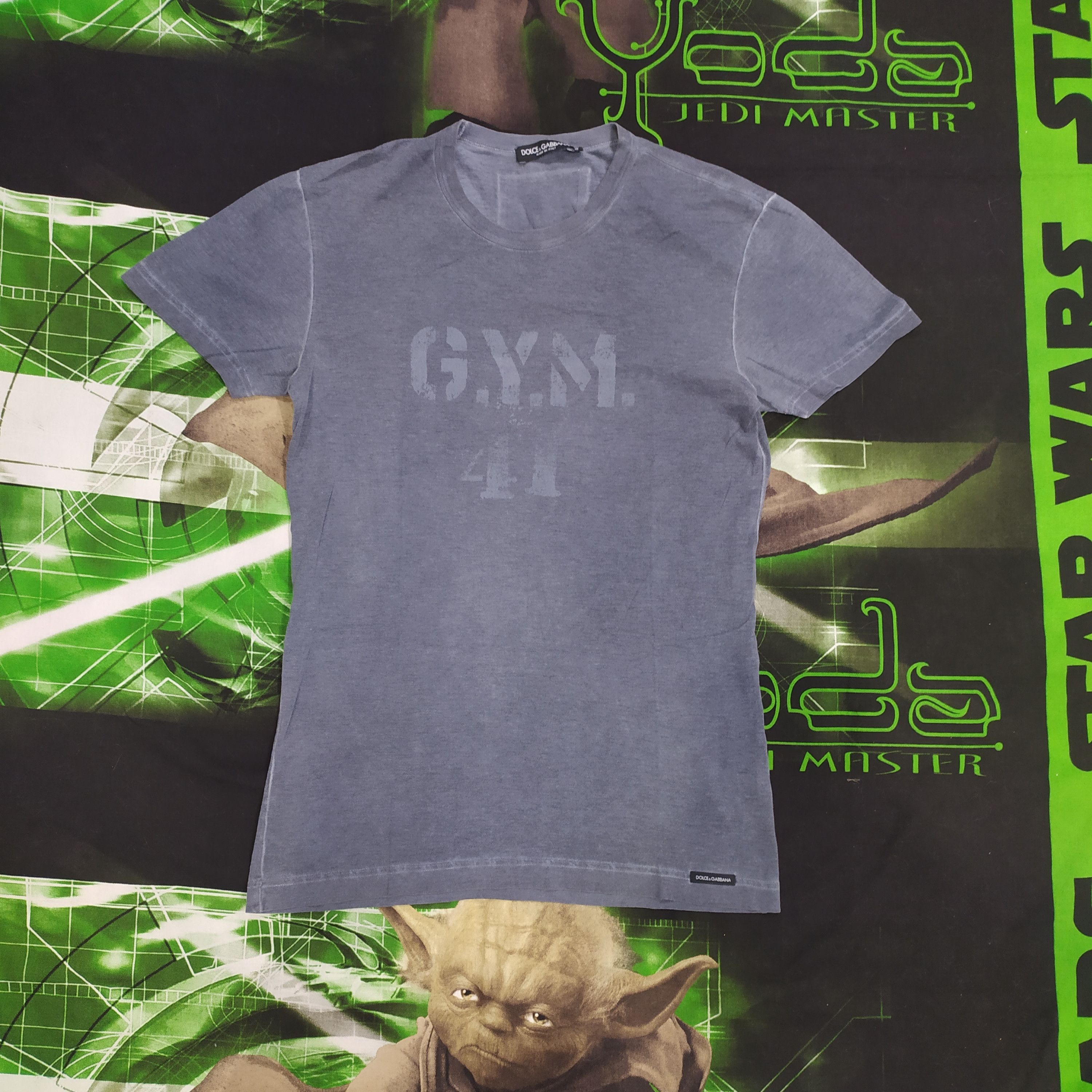 Vintage Y2k Style Dolce Gabanna Gym Logo Washed Tee Hoodie, Sweatshirt | PodTeesHub.com