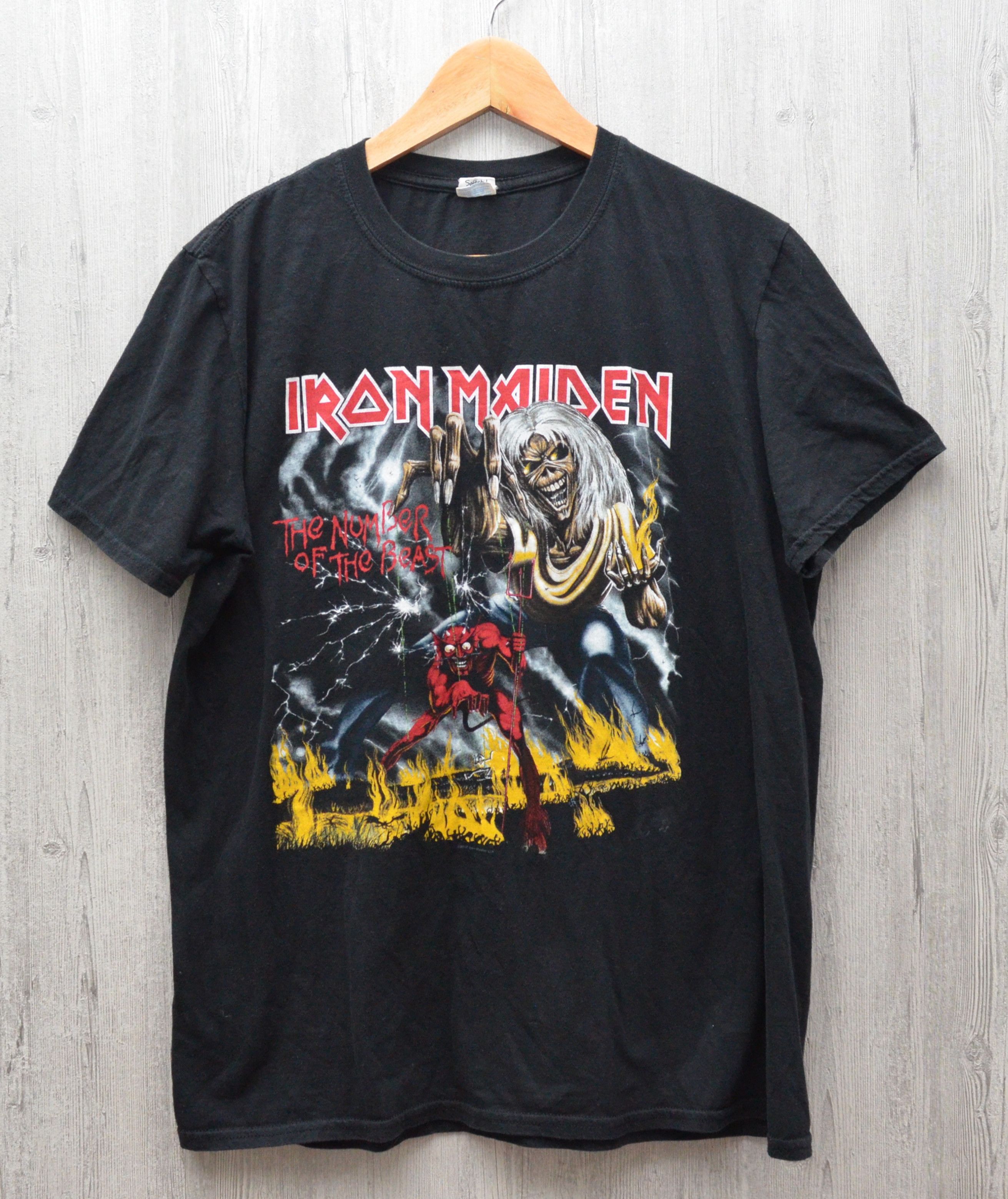 Iron Maiden X Vintage Rare Vintage Iron Maiden The Number Of The Beast 2010 T-Shirts, Hoodie, Sweatshirt | PodTeesHub.com