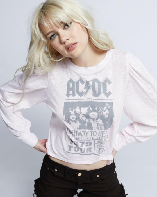 302549 - 1130 Acdc Ls Burn Out Tee Hoodie, Sweatshirt | PodTeesHub.com