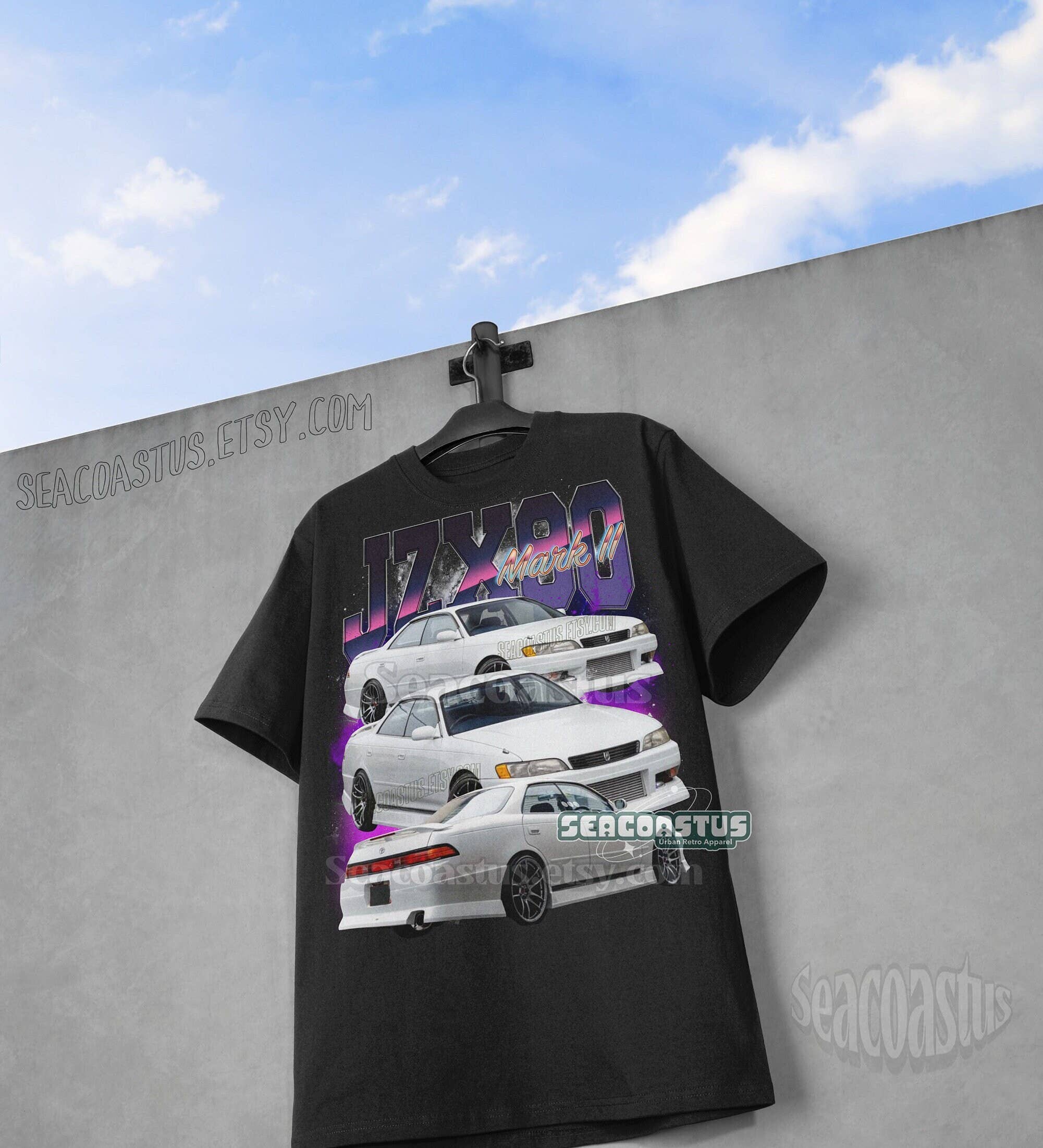 Vintage Toyota JZX90 Mark Ii Graphic T-Shirt Hoodie, Sweatshirt | PodTeesHub.com