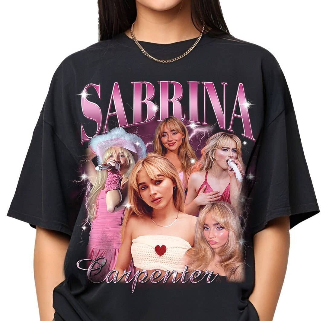Retro Sabrina 90s Graphic Tee - New Single Trendy Shirt 2024 Hoodie, Sweatshirt | PodTeesHub.com