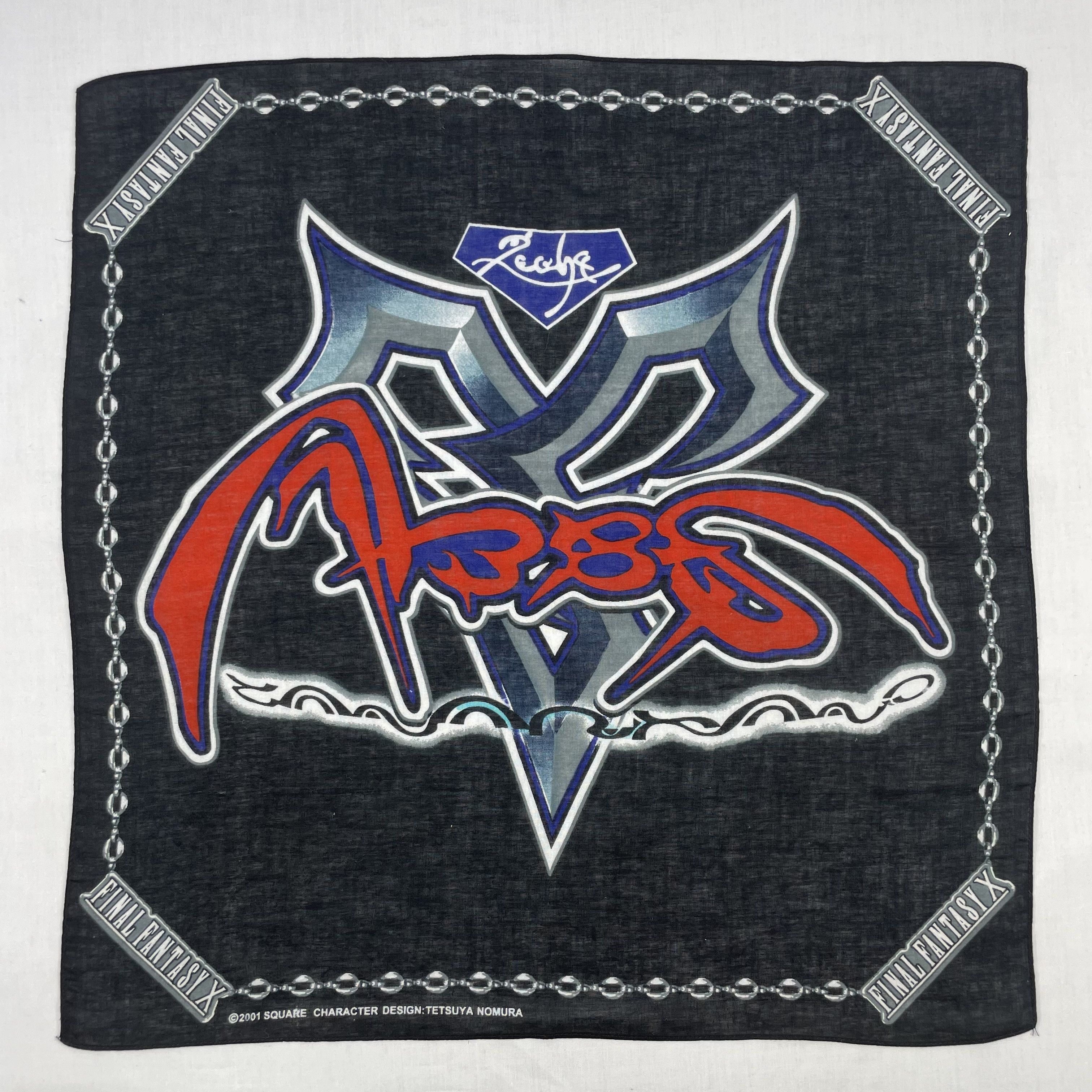 Playstation X Vintage Rare Vintage 2001 Final Fantasy X Handkerchief Bandana T-Shirts, Hoodie, Sweatshirt | PodTeesHub.com