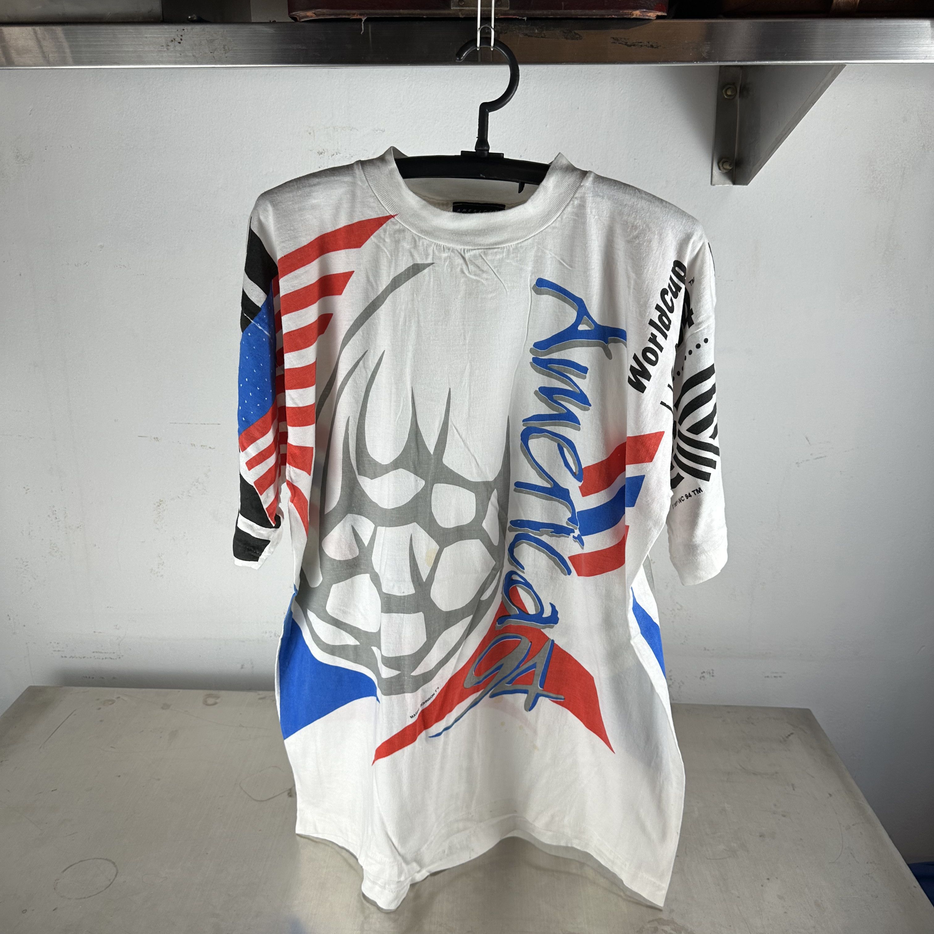 Vintage 1994 Usa Soccer World Cup America All Over Print T Shirt Hoodie, Sweatshirt | PodTeesHub.com