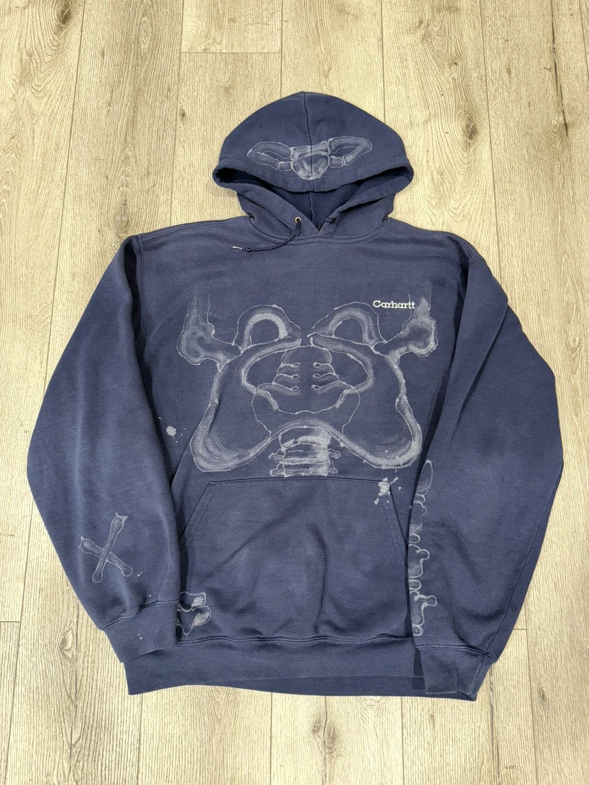 Vintage Carhartt Skeleton Hoodie T-Shirts, Sweatshirt | PodTeesHub.com