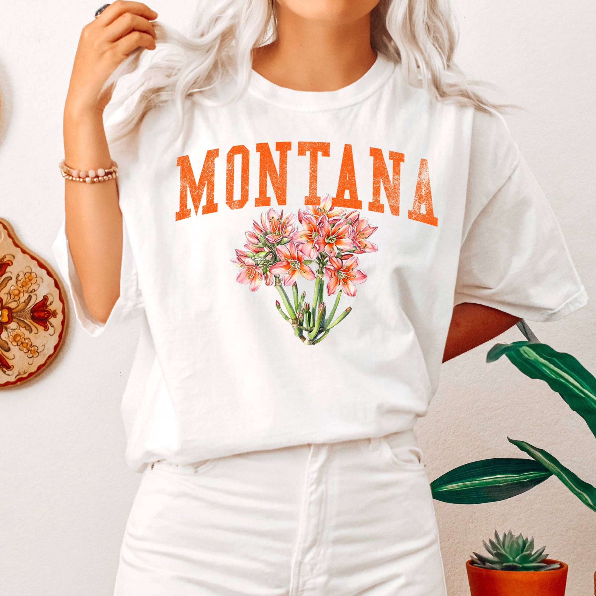 Montana State Flower T-Shirt Hoodie, Sweatshirt | PodTeesHub.com
