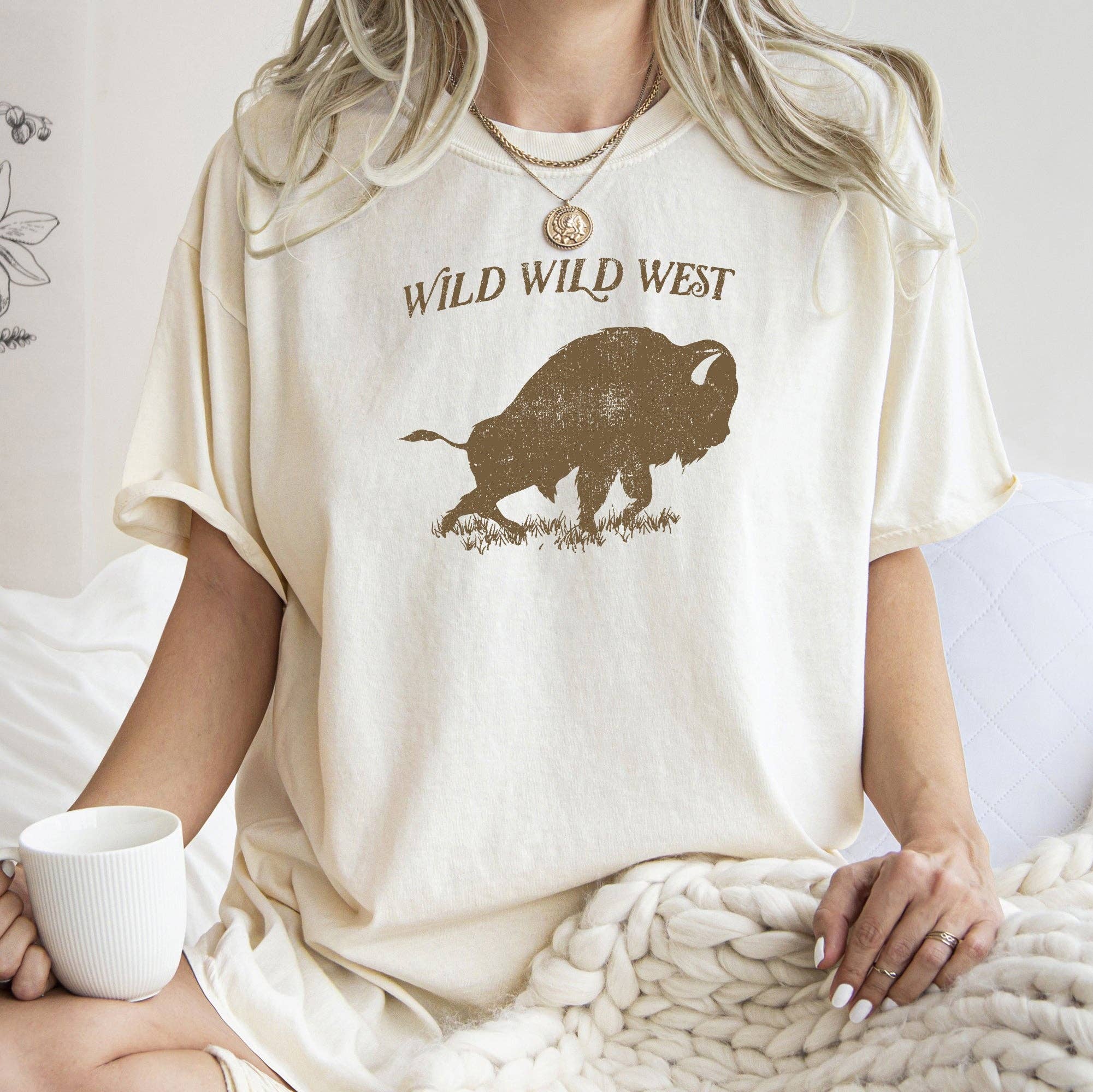 Wild Wild West, Buffalo, Country, Cowboy, Cowgirl, Tshirt Hoodie, Sweatshirt | PodTeesHub.com