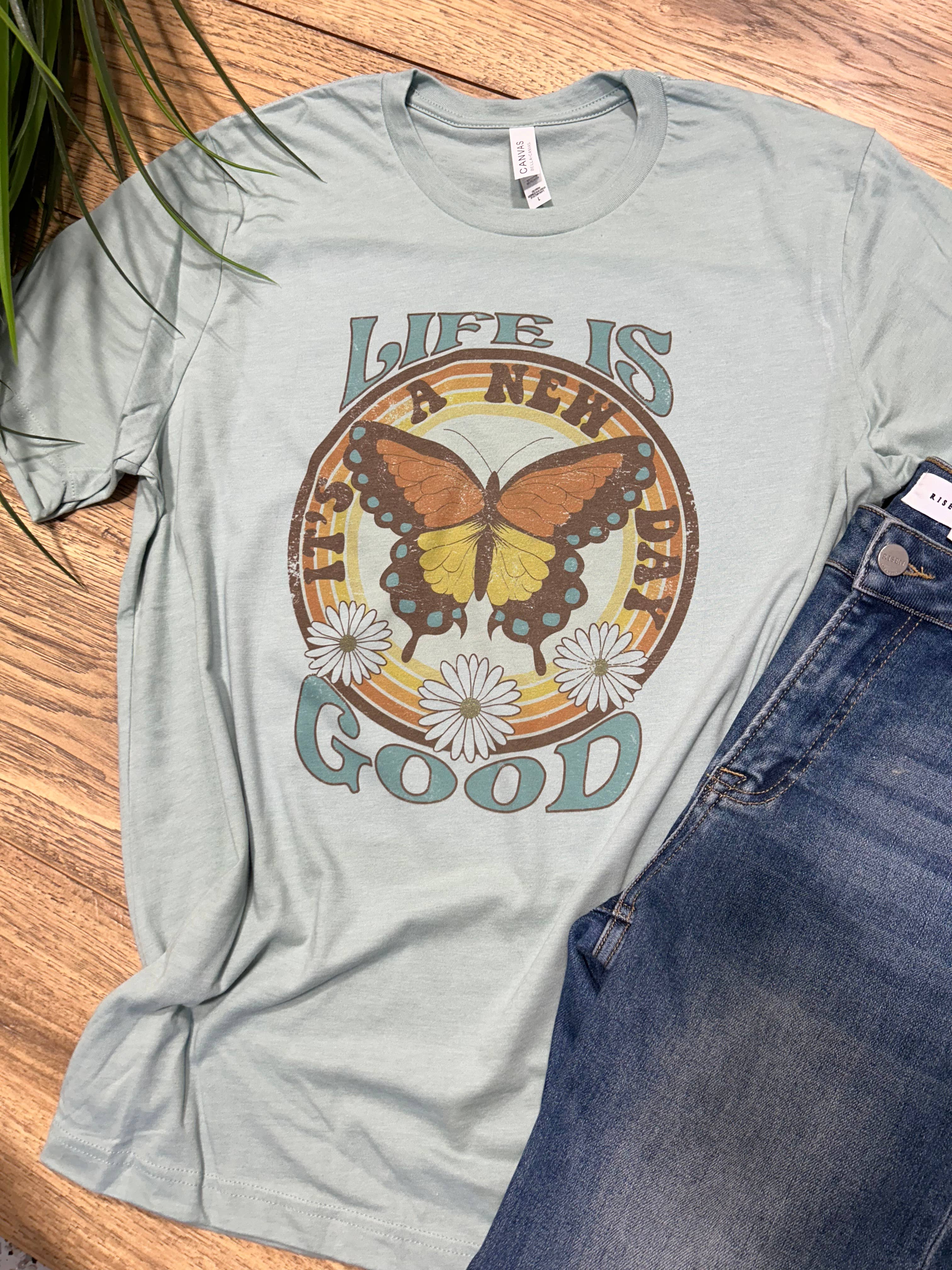 Life Is Good Graphic Tee Hoodie, Sweatshirt | PodTeesHub.com