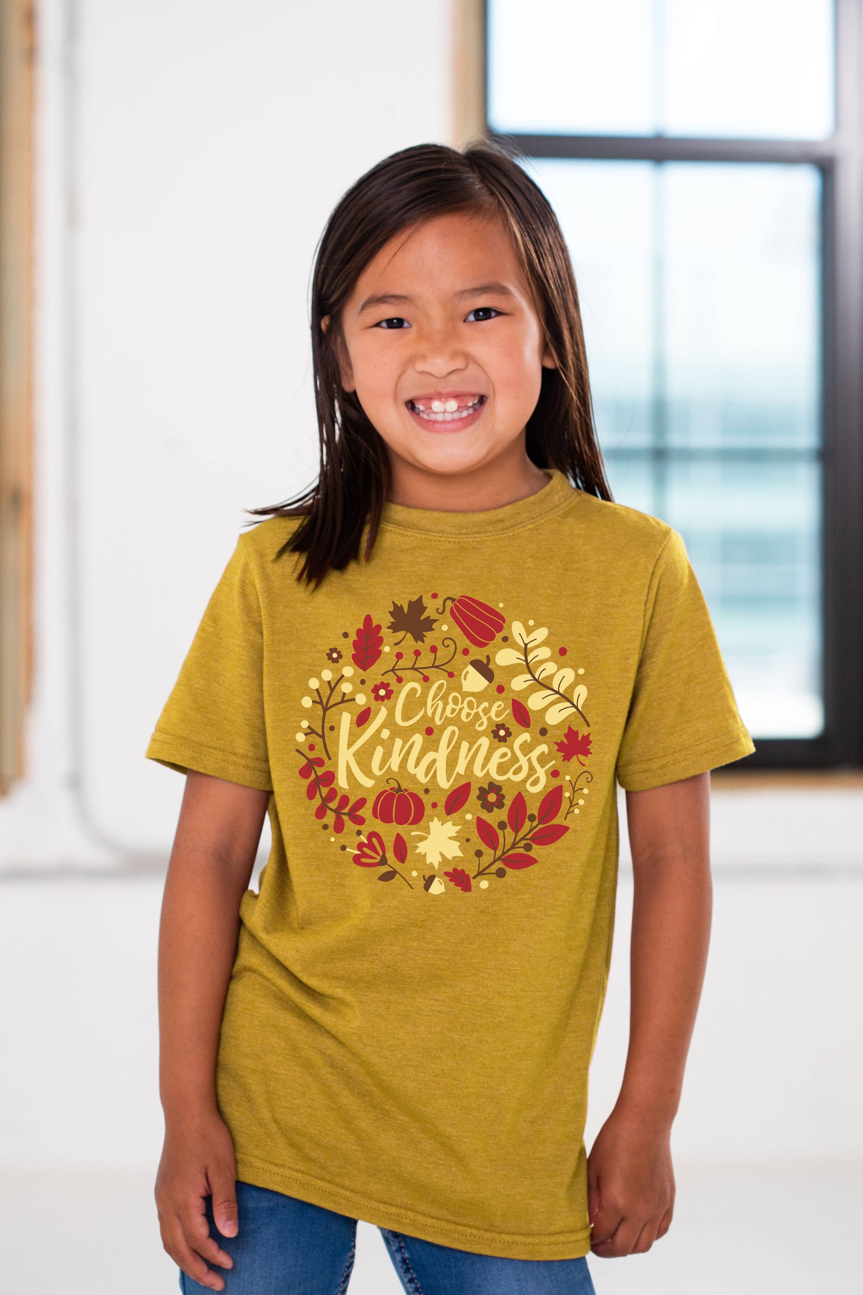 Choose Kindness Youth Eco-Triblend Tee Hoodie, Sweatshirt | PodTeesHub.com