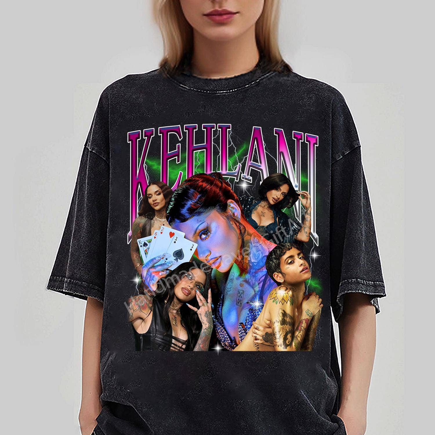 Kehlani Vintage 90s Rap World Tour Unisex T-Shirt Hoodie, Sweatshirt | PodTeesHub.com