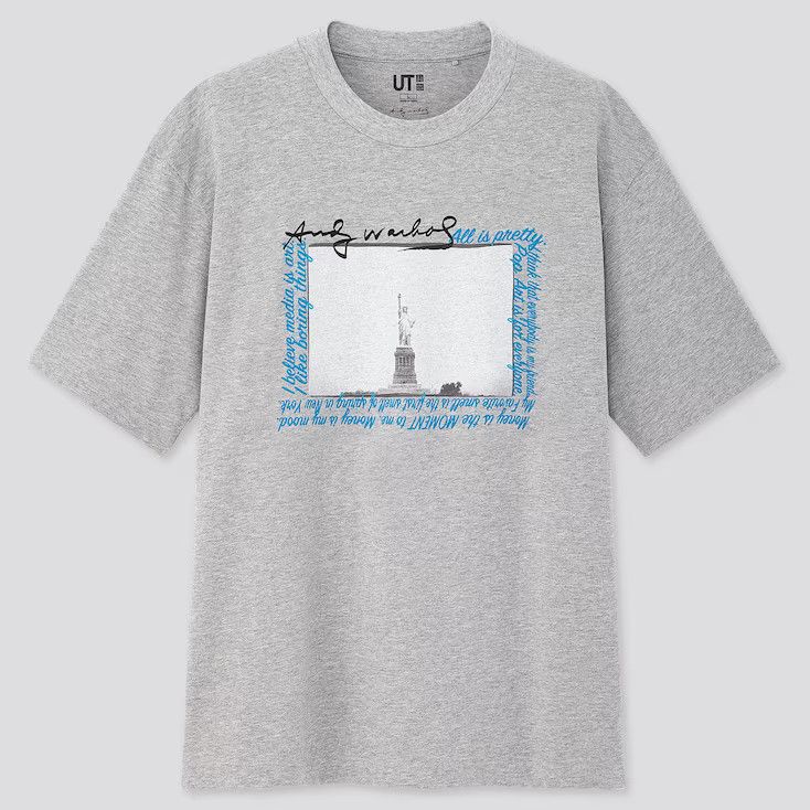 Designer X Uniqlo Uniqlo Andy Warhol Statue Of Liberty Ut Graphics Tee Shirt Hoodie, Sweatshirt | PodTeesHub.com