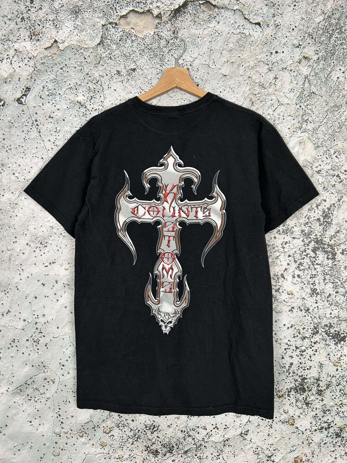 Vintage Counts Kustoms Motorcycles Racing Grunge Tee Punk Hoodie, Sweatshirt | PodTeesHub.com