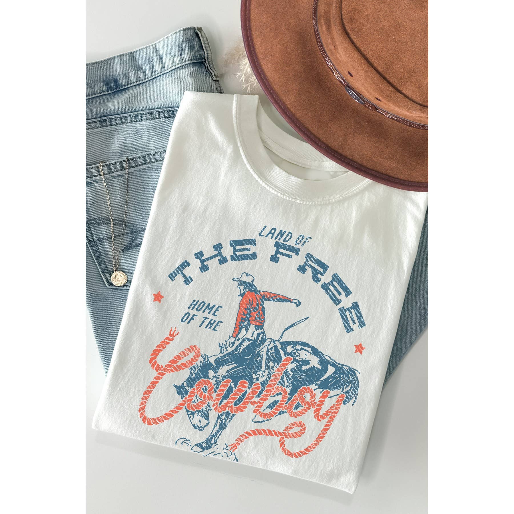 Home of the Cowboy Short Sleeve Tee Hoodie, Sweatshirt | PodTeesHub.com