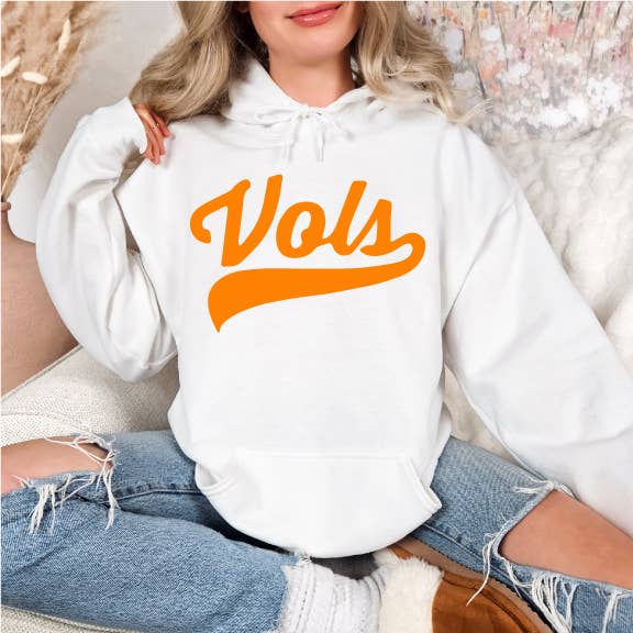 Tennessee Vols, White Hoodie T-Shirts, Sweatshirt | PodTeesHub.com