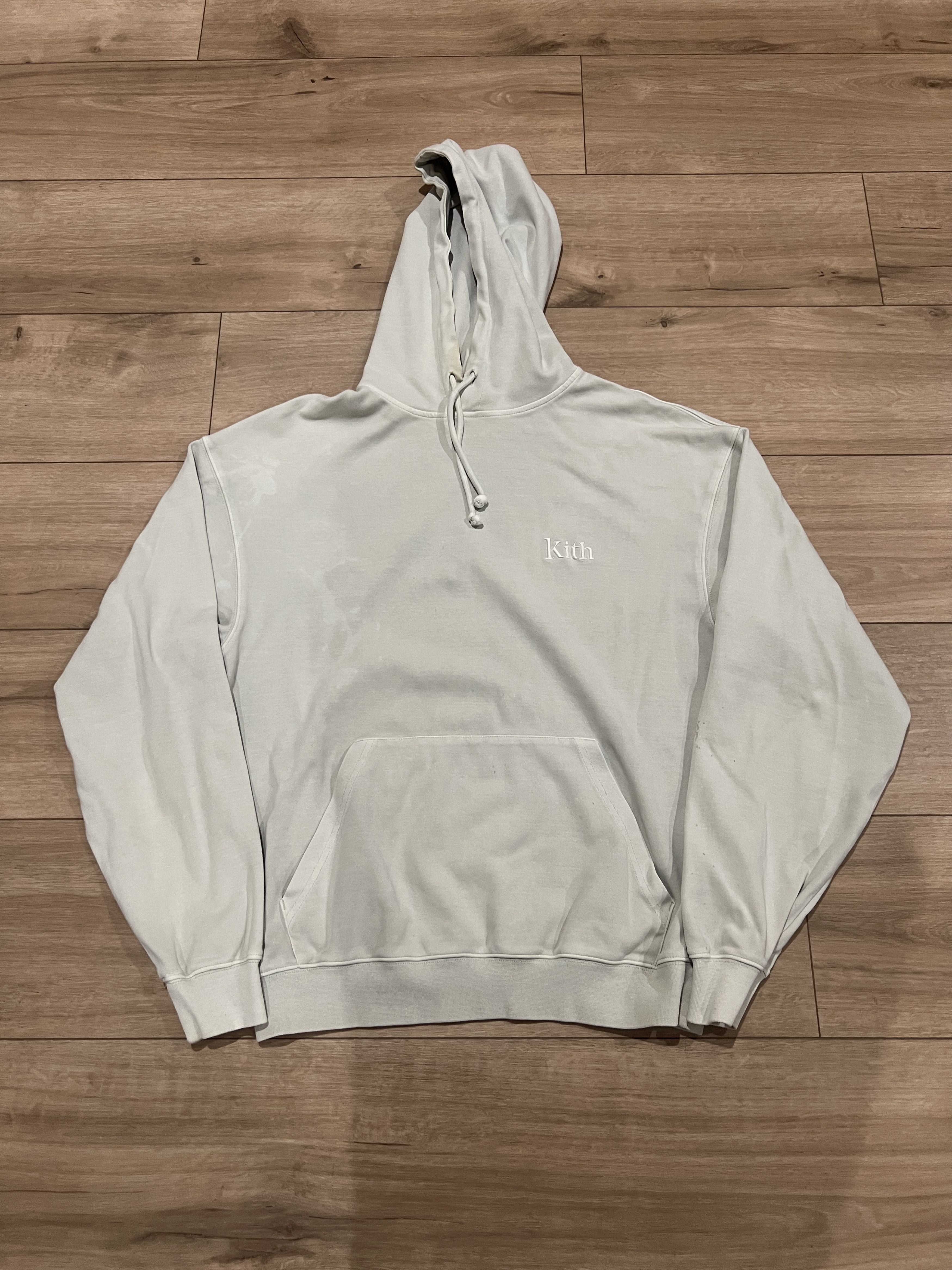Kith Light Gray Hooded Sweatshirt Size Xs T-Shirts, Hoodie | PodTeesHub.com