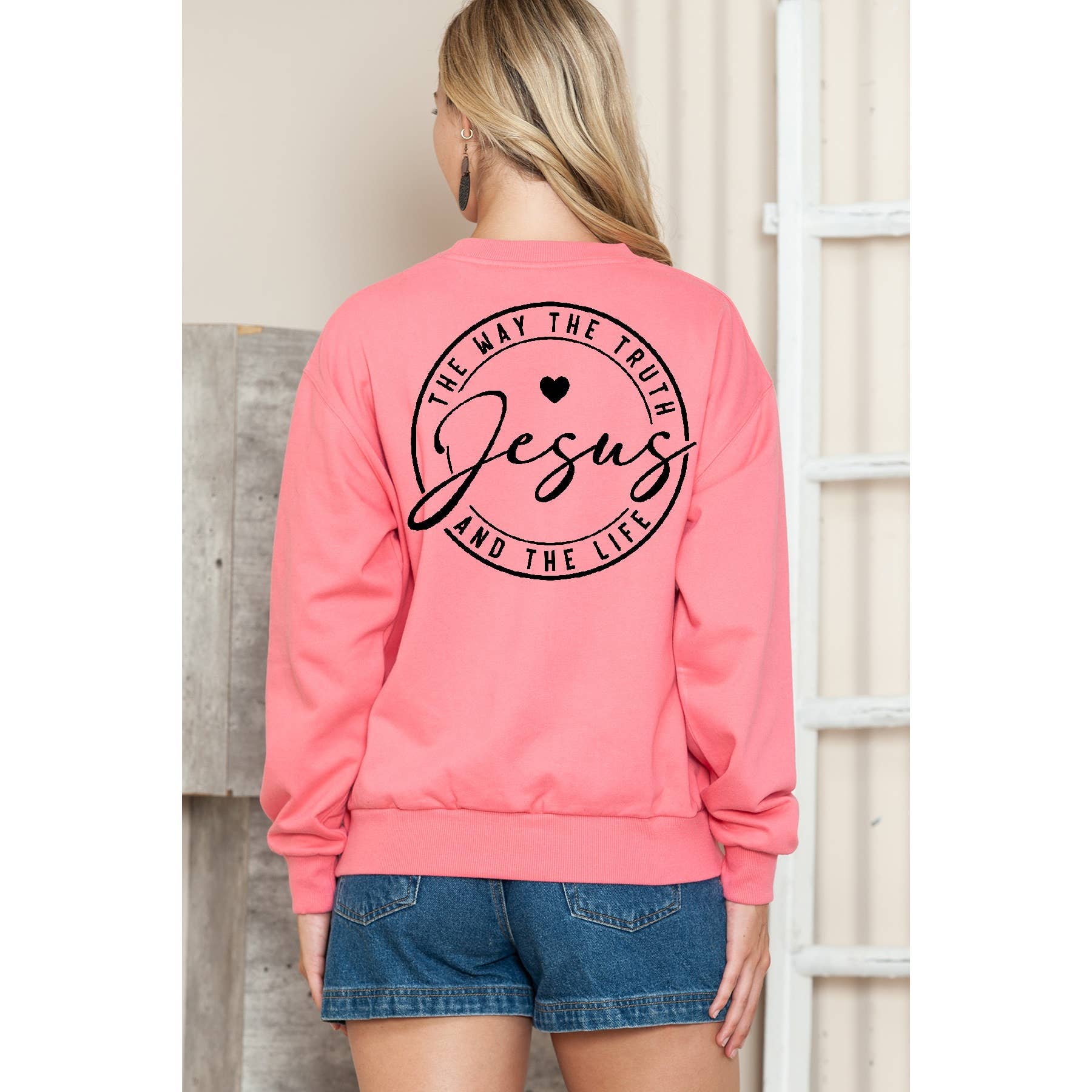 Jesus - Crewneck Sweatshirt T-Shirts, Hoodie | PodTeesHub.com