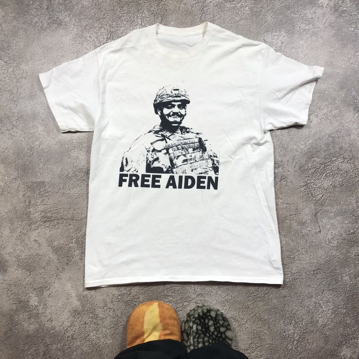 Vintage Free Aiden Soldier Face Funny T-Shirts, Hoodie, Sweatshirt