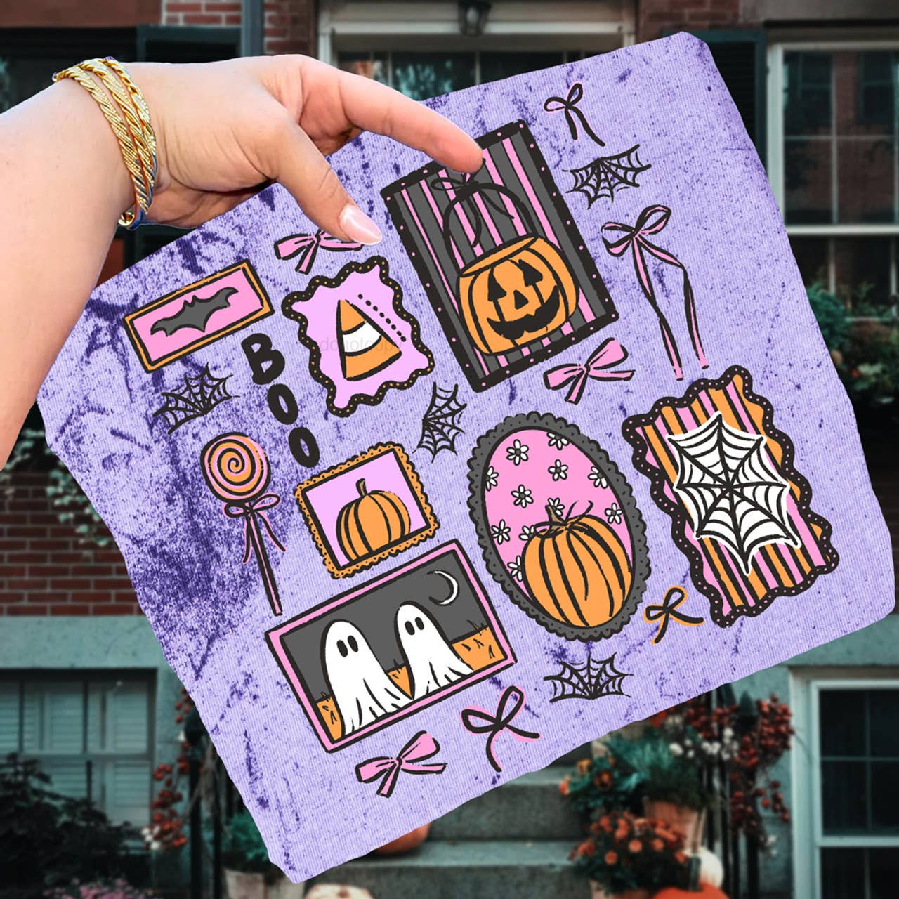 Halloween Coquette Collage Tee Hoodie, Sweatshirt | PodTeesHub.com
