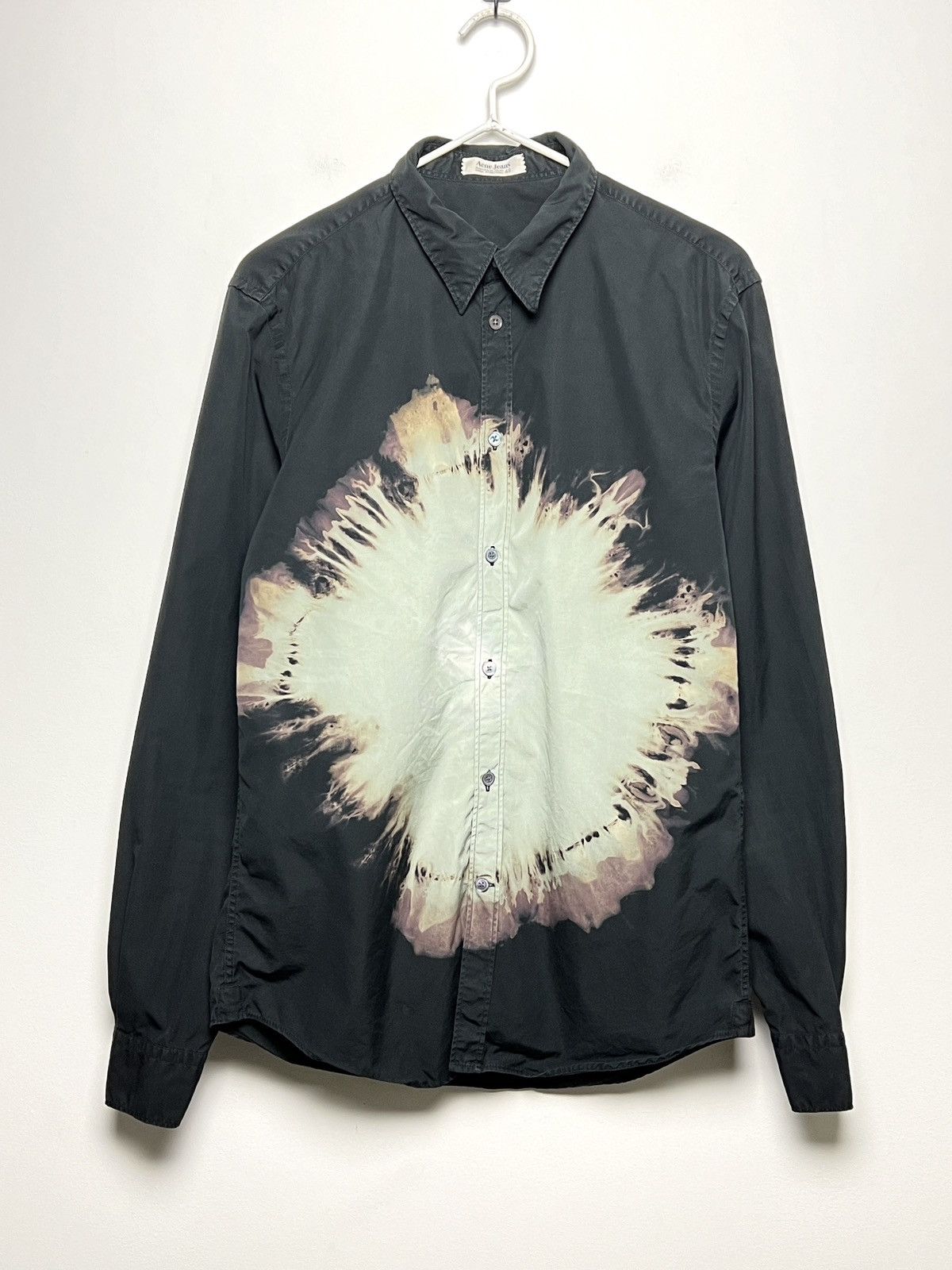 Studios Acne Y2k Star Shirt 1 1 Bleached Tie Dye Hoodie, Sweatshirt | PodTeesHub.com