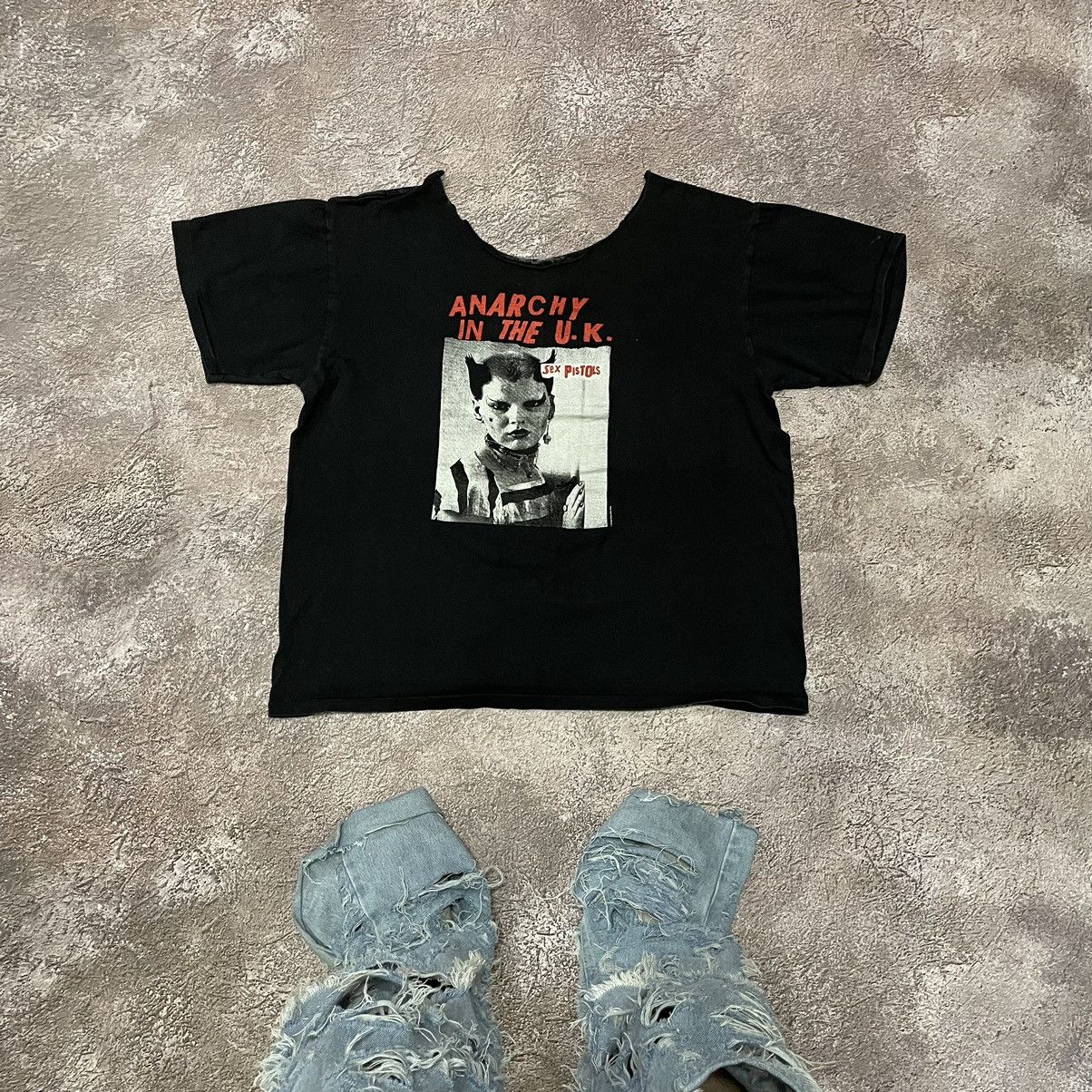 Gildan X Vintage Vintage Y2k Anarchy In The Uk Face Dead Tour Horror Tee Hoodie, Sweatshirt | PodTeesHub.com