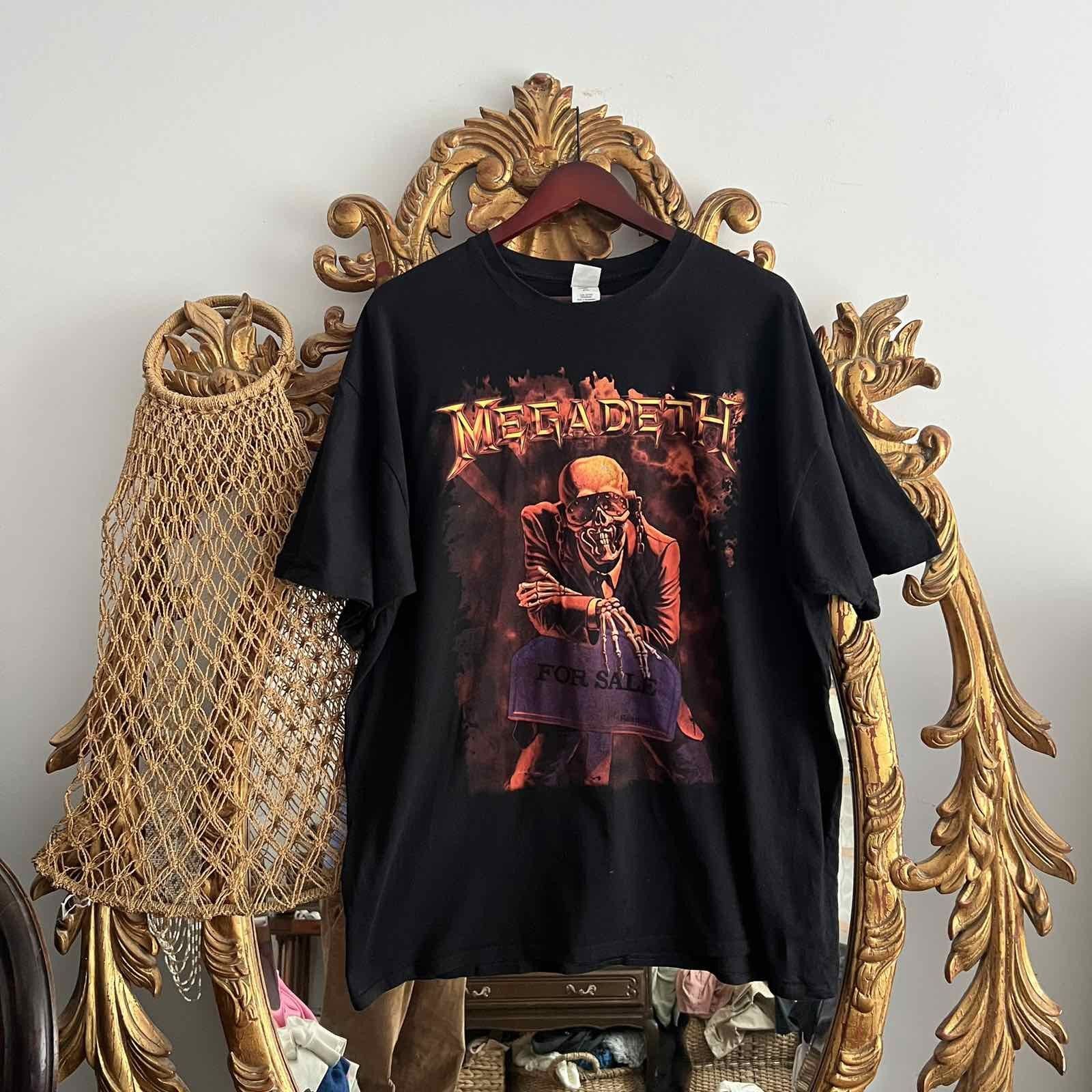 Band Tees Vintage Bands Rock Adult Megadeth Tee 90s Sz Xxl Hoodie, Sweatshirt | PodTeesHub.com