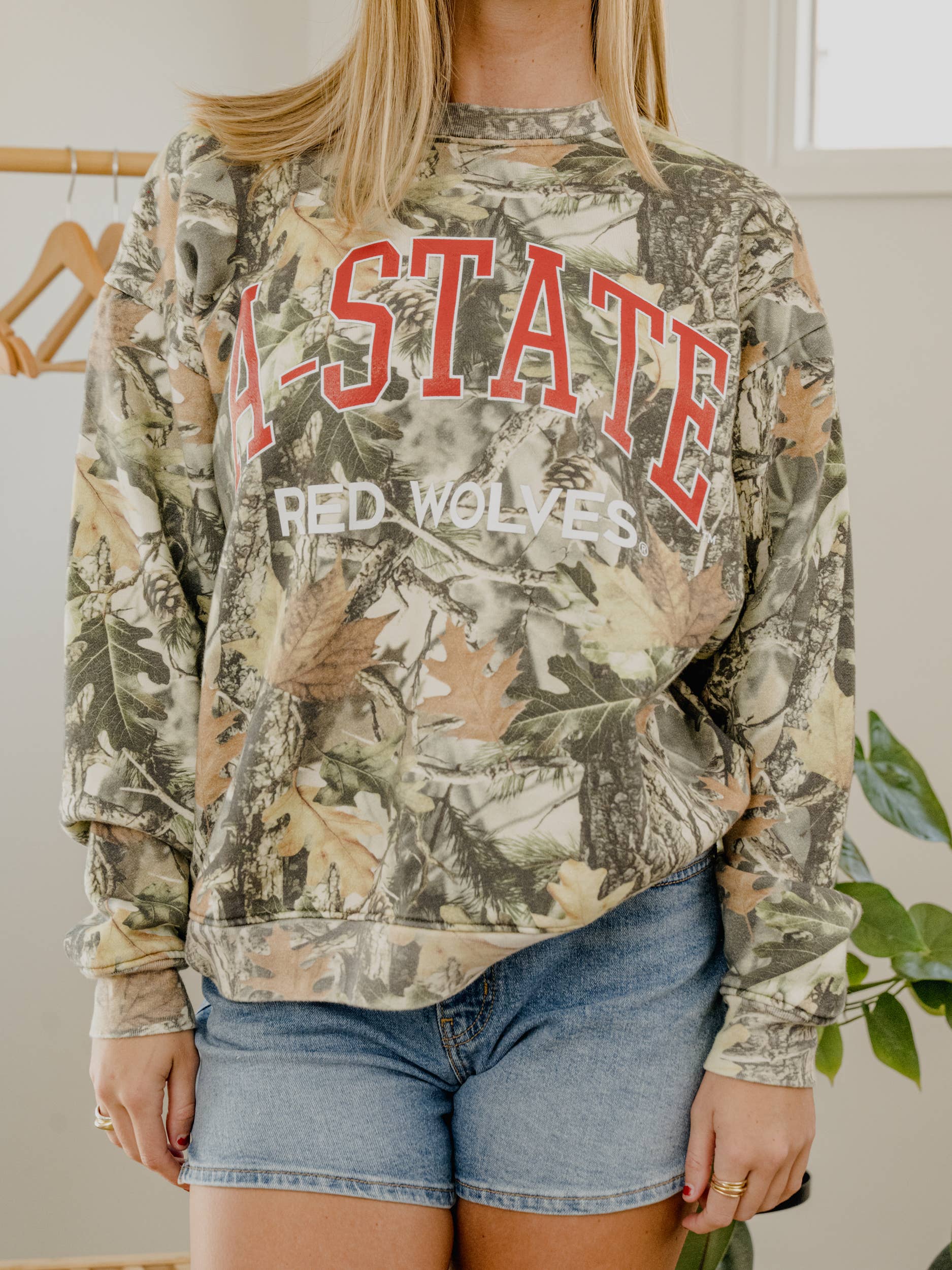 Asu Red Wolves Filled Gault Camo Sweatshirt T-Shirts, Hoodie | PodTeesHub.com