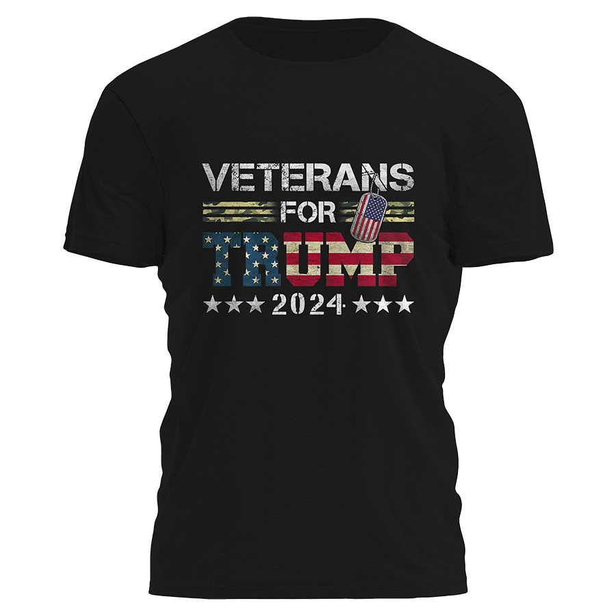 Veterans For Trump 2024 Tee - 2122 Hoodie, Sweatshirt | PodTeesHub.com